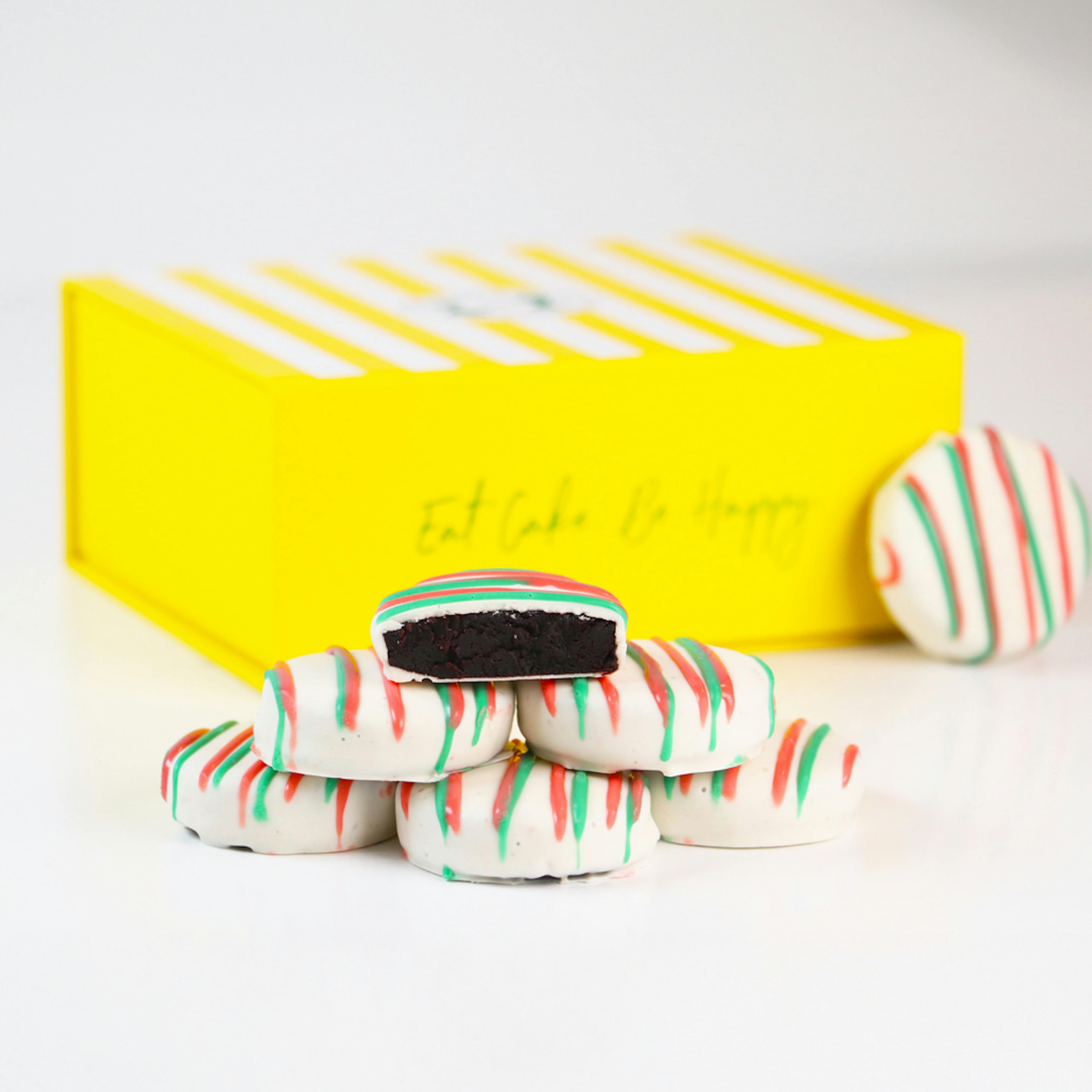 Peppermint Cake Bites by Caroline's Cakes - Alternate image 1