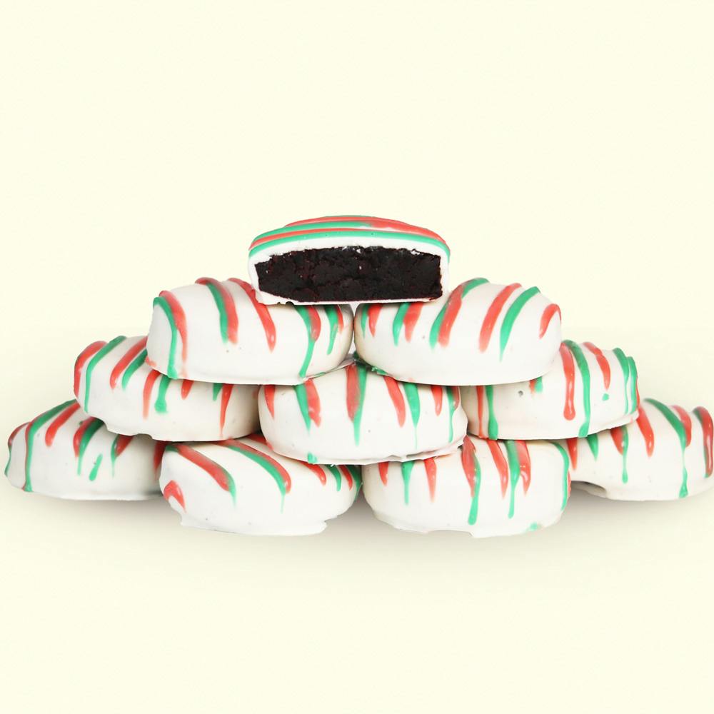 Peppermint Cake Bites by Caroline's Cakes