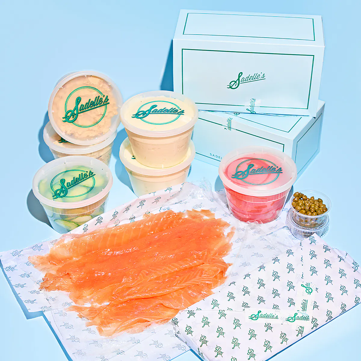 Bagel Brunch Tower for 6 + 10 Year Anniversary Gift Set by Sadelle's - Alternate image 2