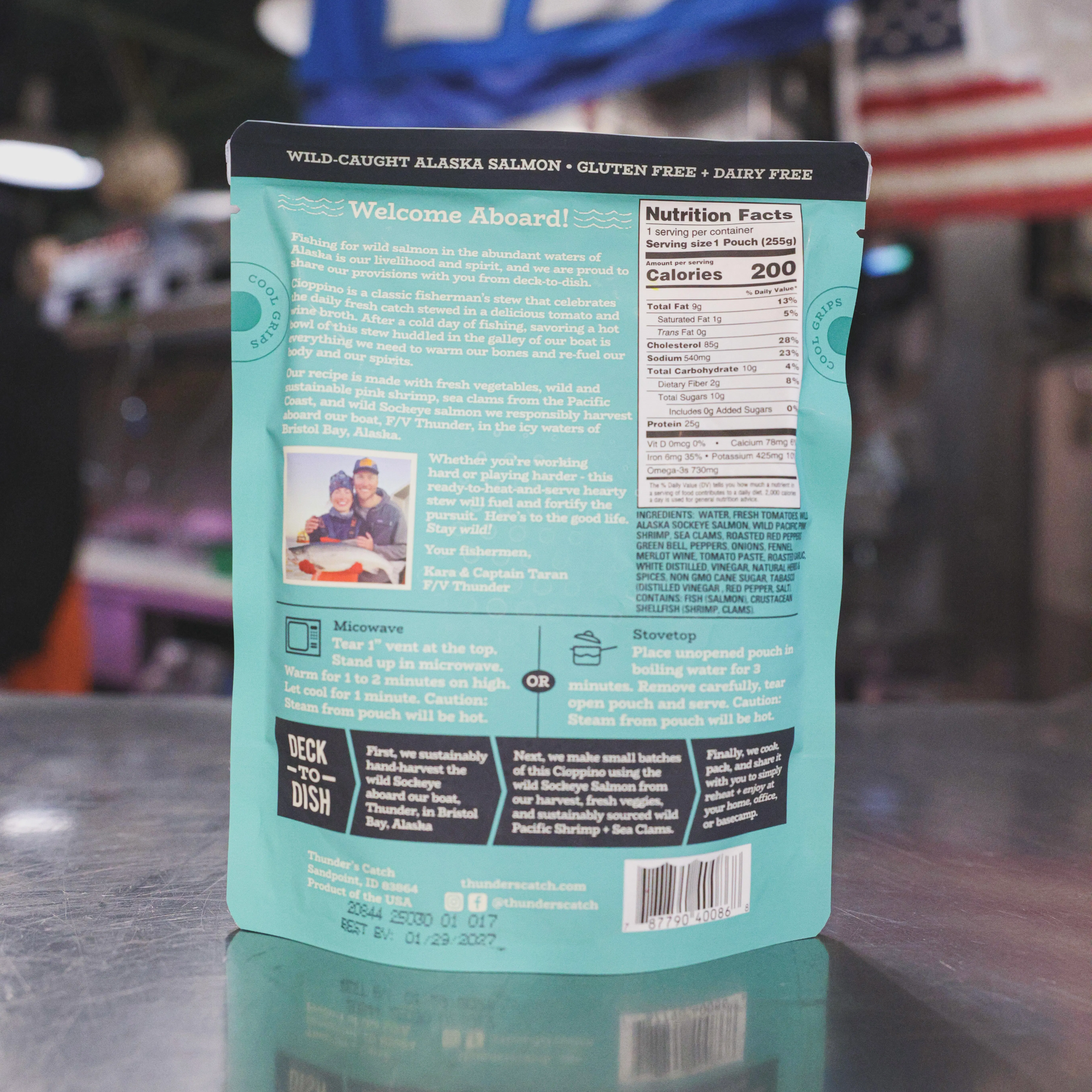 Alaska Fisherman’s Cioppino - 9 oz Pouch by Pike Place Fish Market - Alternate image 1