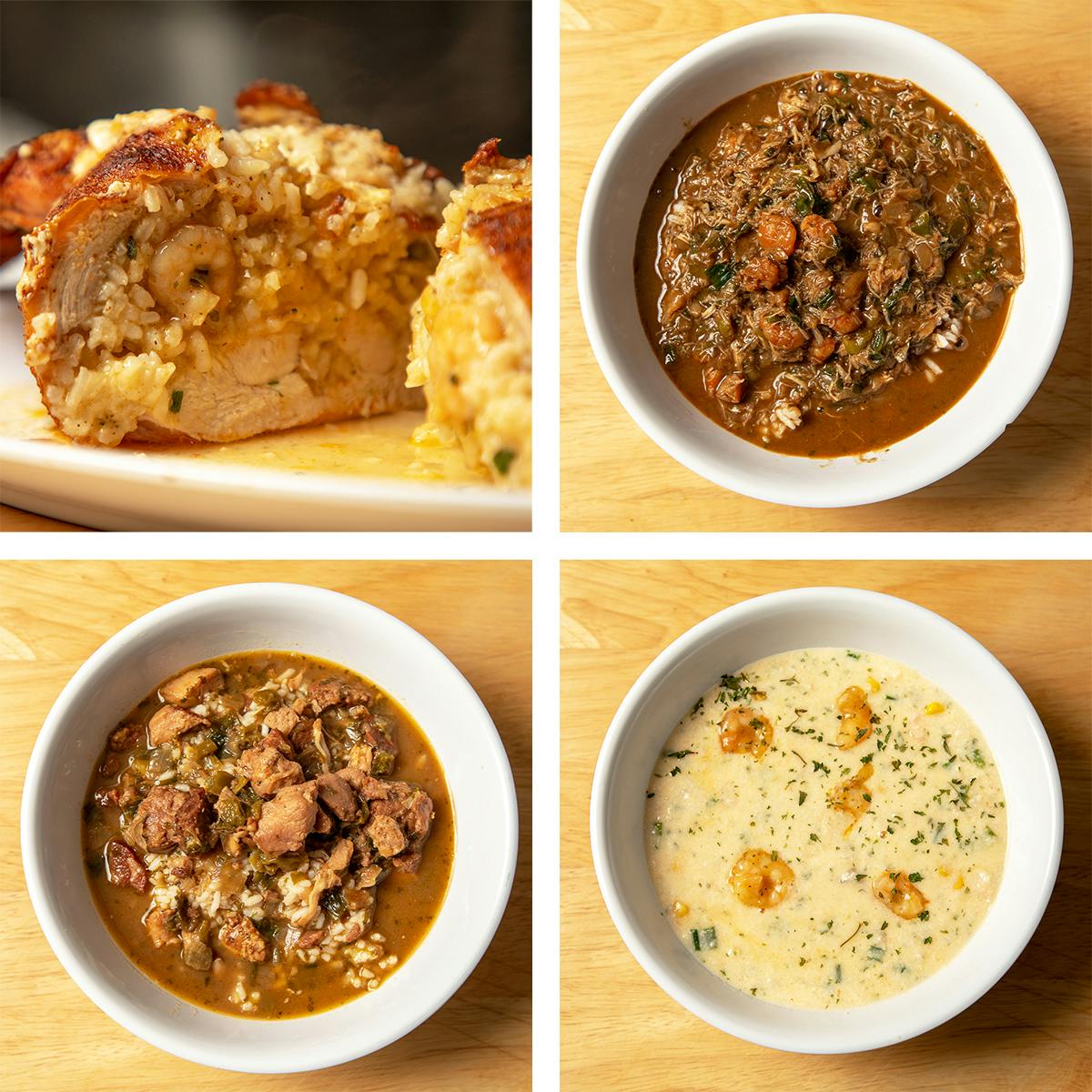 Stuffed Chicken, Soup + Gumbo Combo Pack by Gourmet Butcher Block