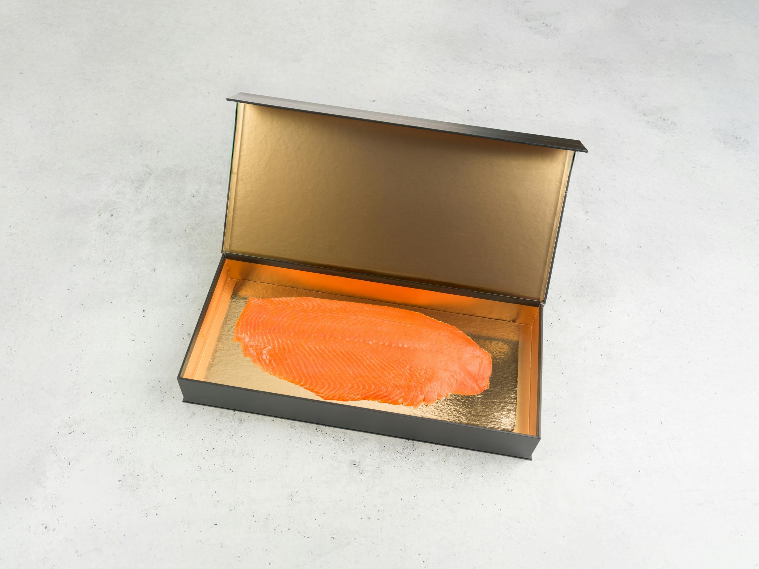 Scotch Cure Smoked Salmon Gift Box by Browne Trading Company - Alternate image 1