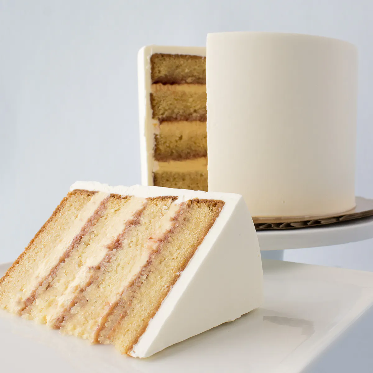 Signature Almond Strawberry Brulée Cake by Bittersweet Pastry Shop