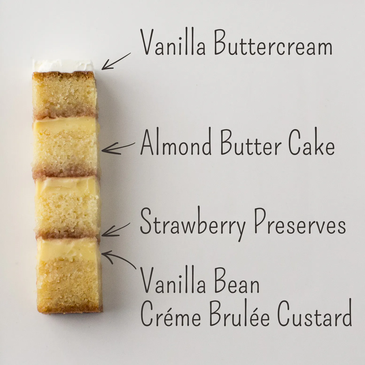 Signature Almond Strawberry Brulée Cake by Bittersweet Pastry Shop - Alternate image 1