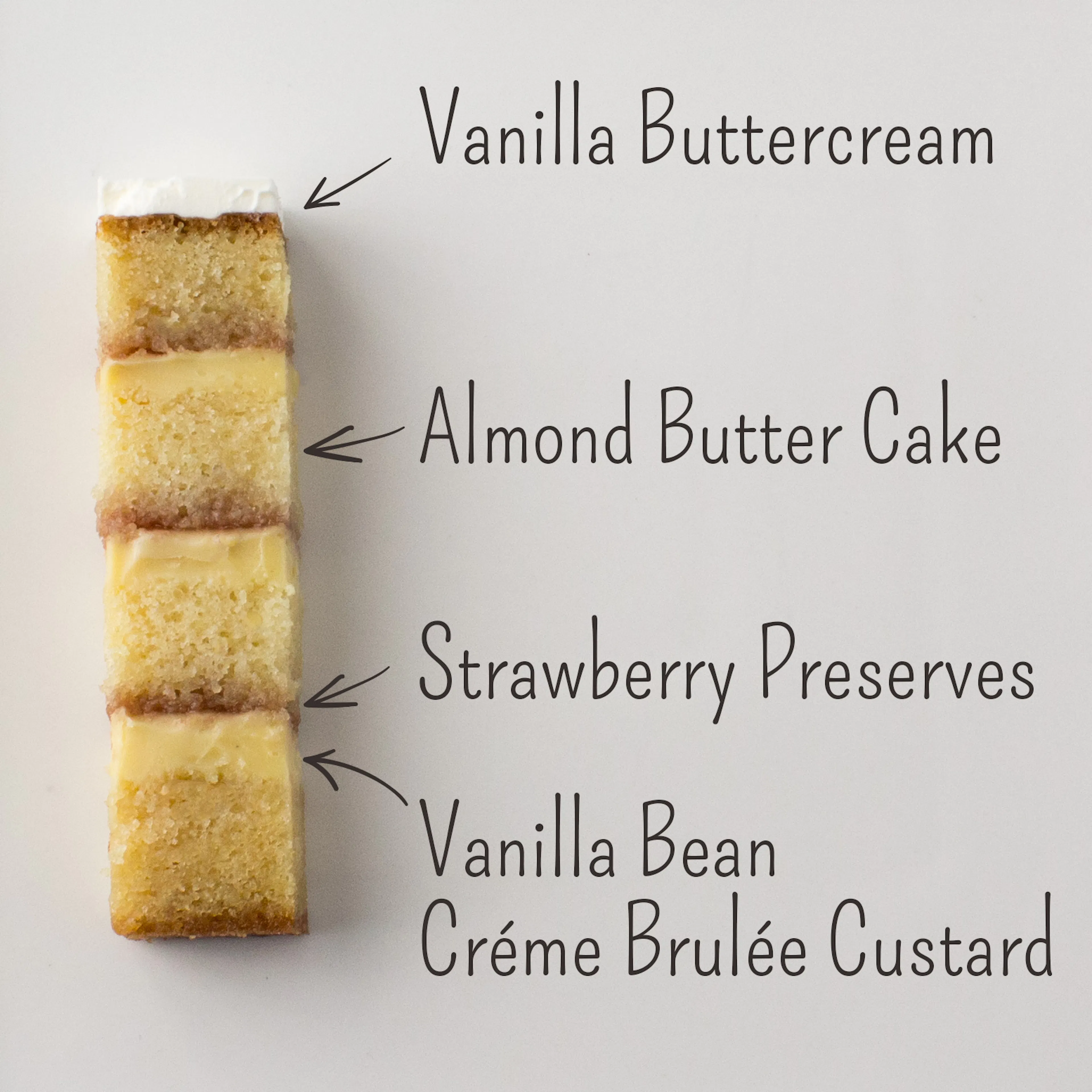 Signature Almond Strawberry Brulée Cake by Bittersweet Pastry Shop - Alternate image 1