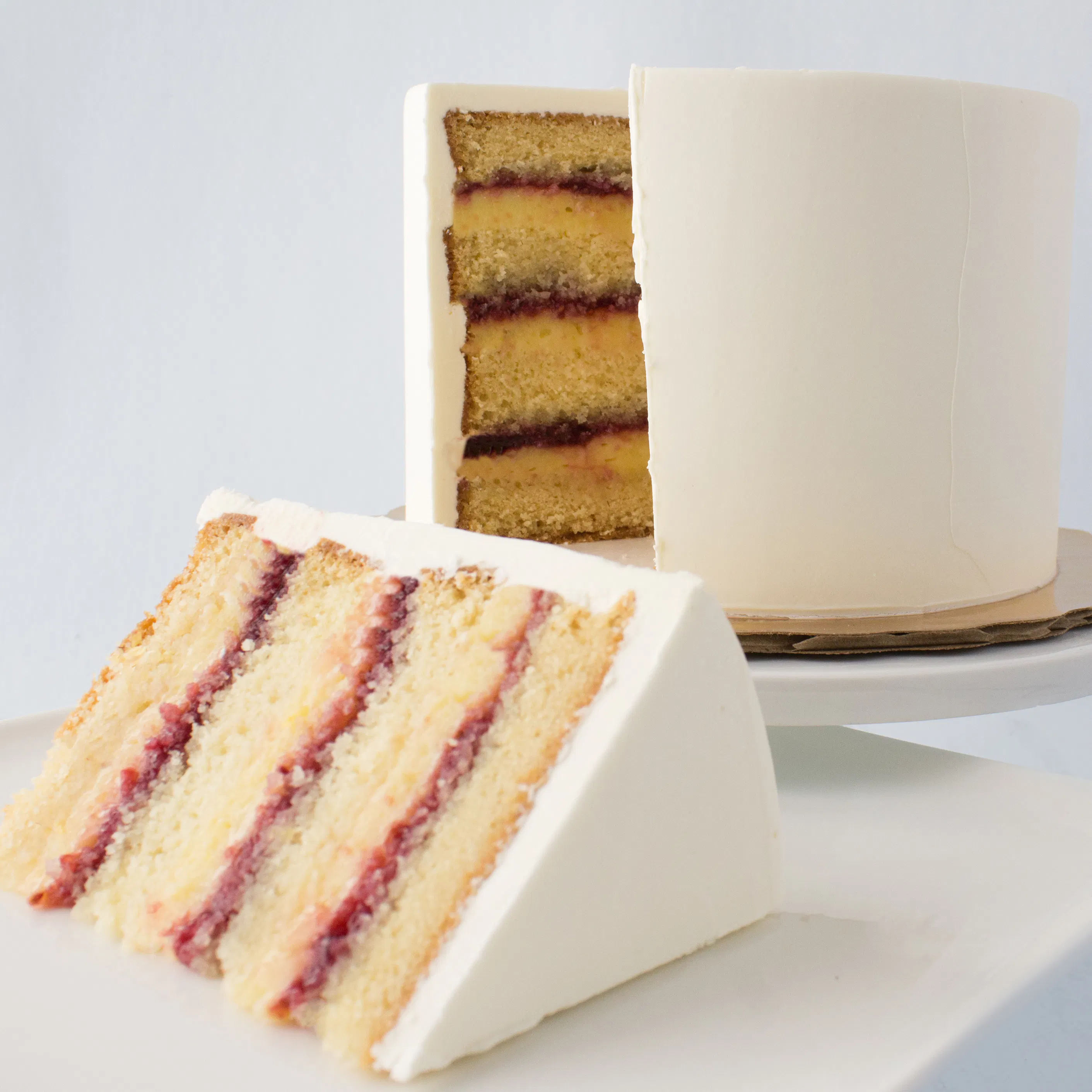 Lemon Raspberry Cake by Bittersweet Pastry Shop