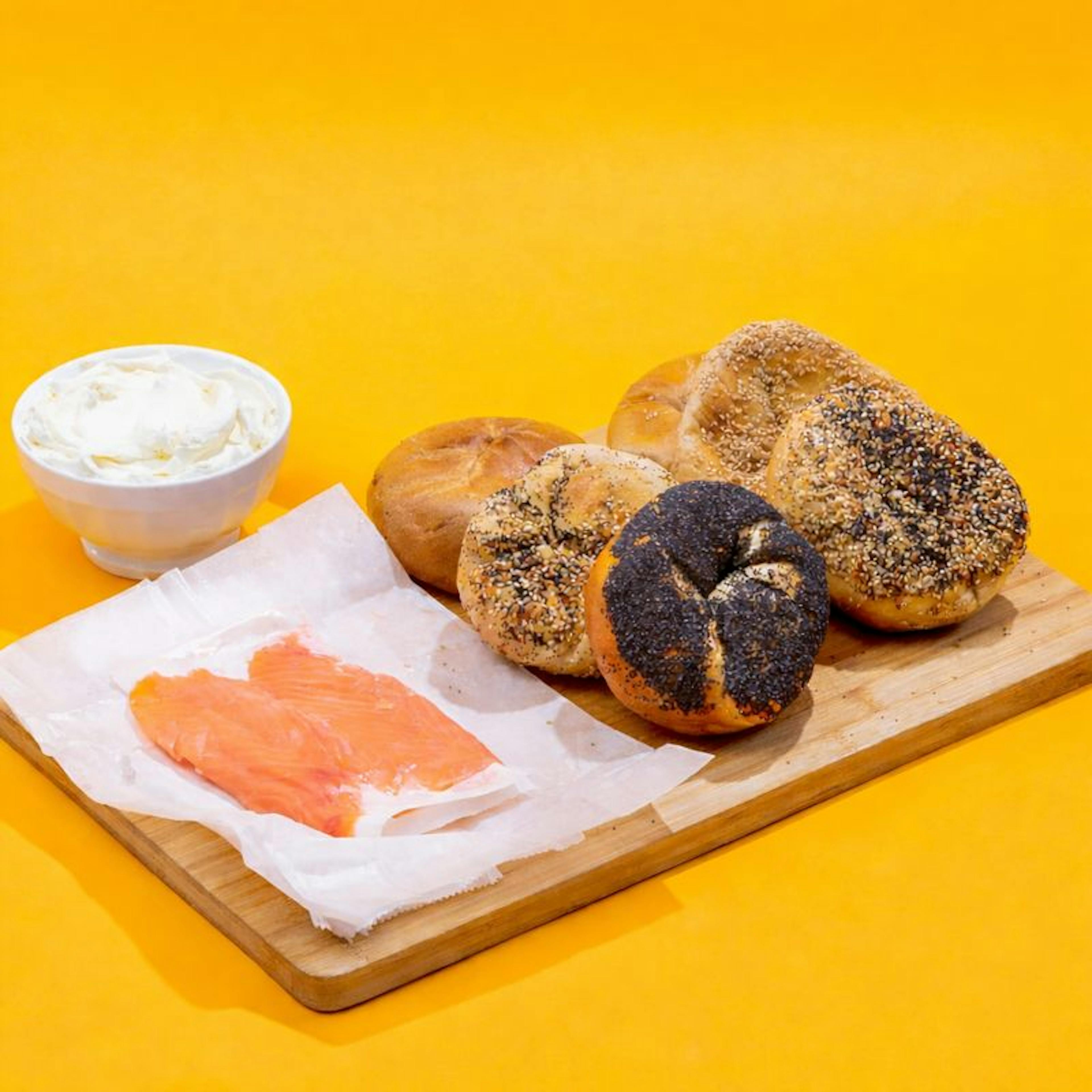 New York Bagel Brunch for 6 + 6 FREE Bagels + 1/2 lb FREE Cream Cheese by Ess-a-Bagel