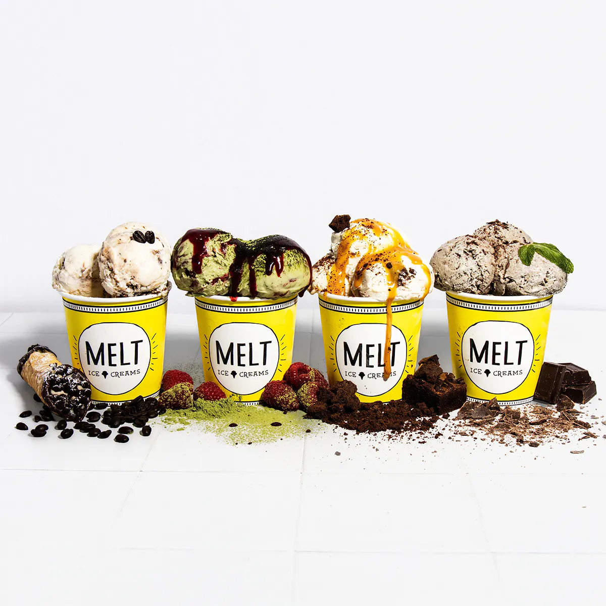 Winter Ice Cream Favorites - 6 Pints by MELT Ice Creams