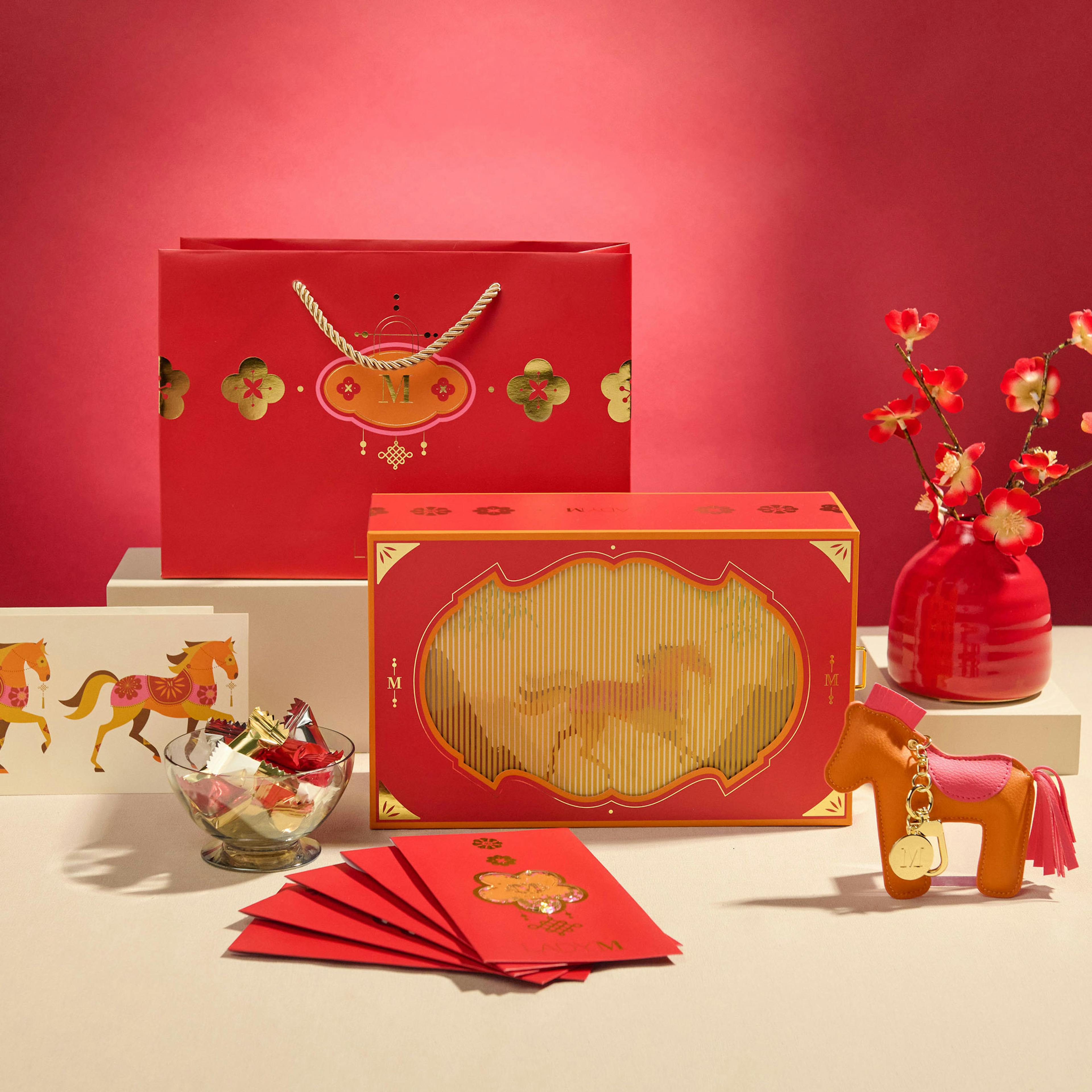 "2026 Year of the Horse" Lunar New Year Gift Set by Lady M Confections