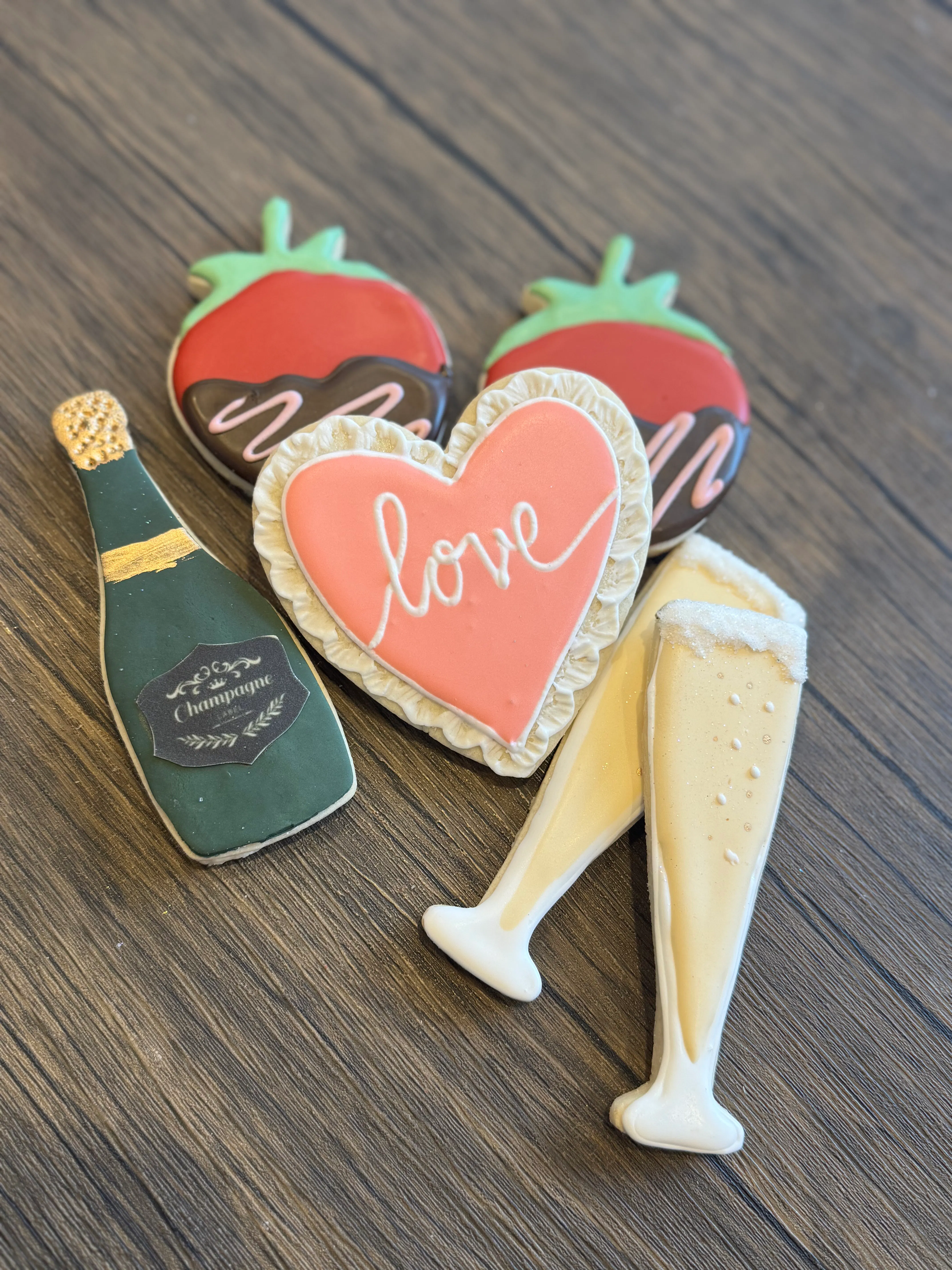 Date Night Sugar Cookies - 6 Pack by Nadia Cakes