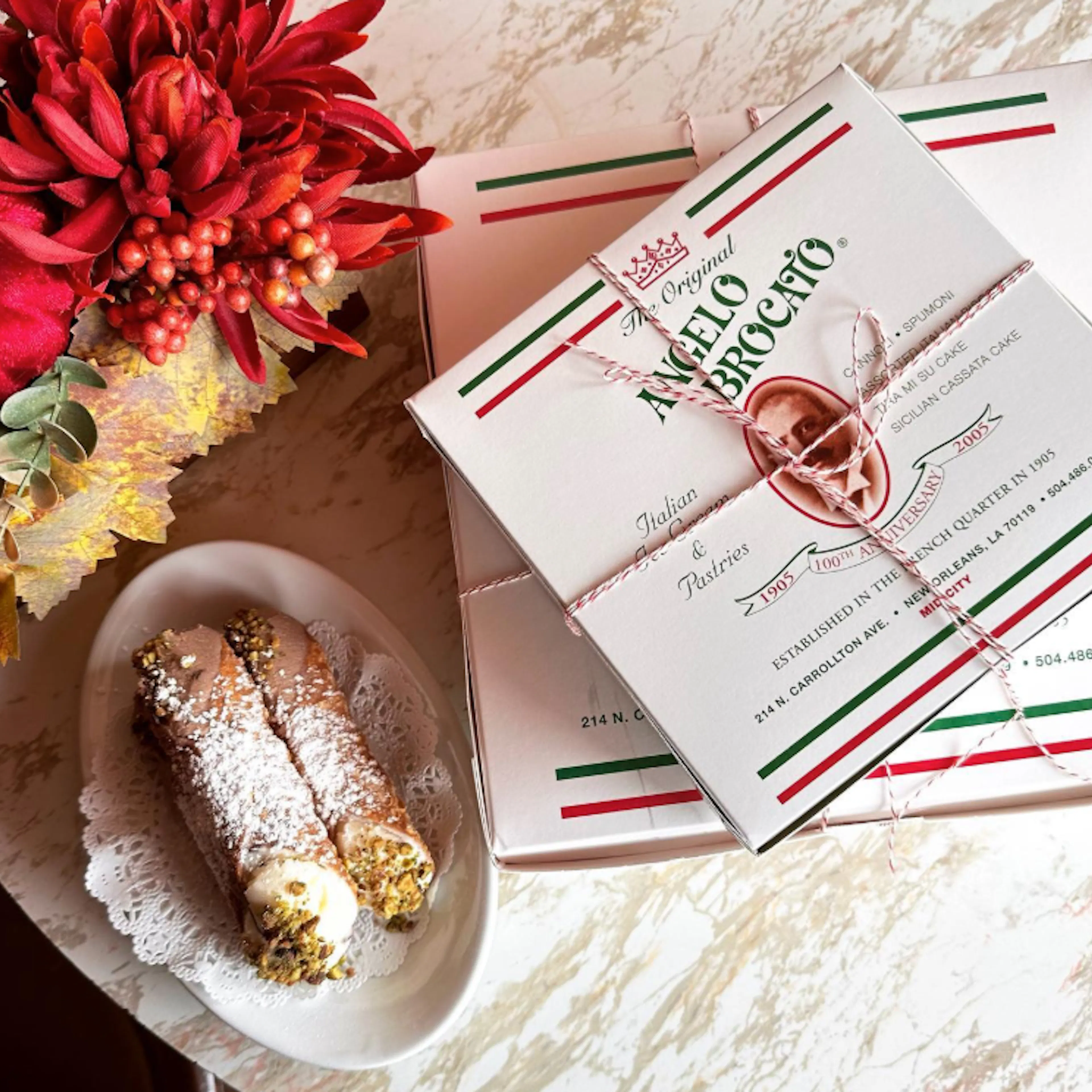 Large Filled Cannolis (Frozen) - 12 Pack by Angelo Brocato - Alternate image 3