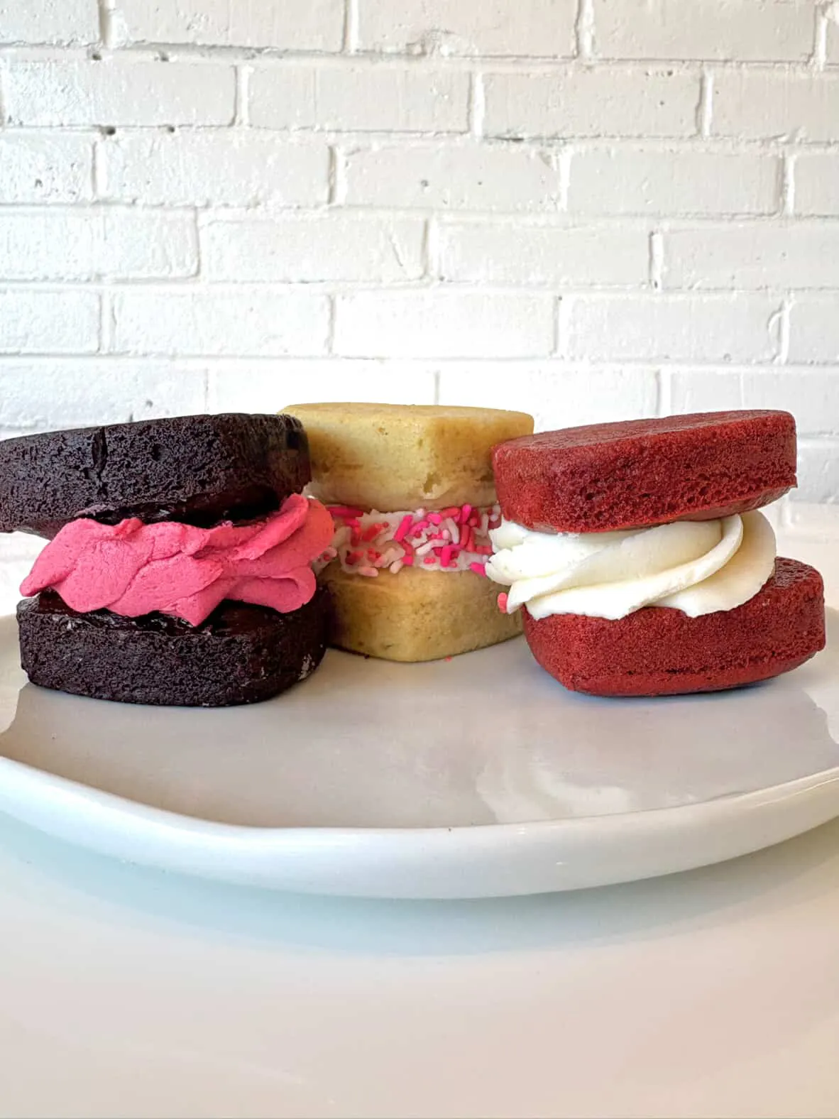 Gluten Free & Vegan Valentine's Day Whoopie Pie Trio by Ocean House Bakery