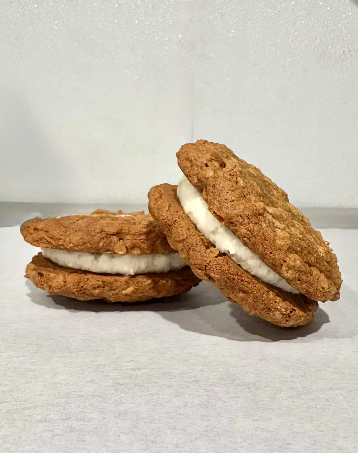 Gluten Free Oatmeal Cream Pies - 12 Pack by Ocean House Bakery