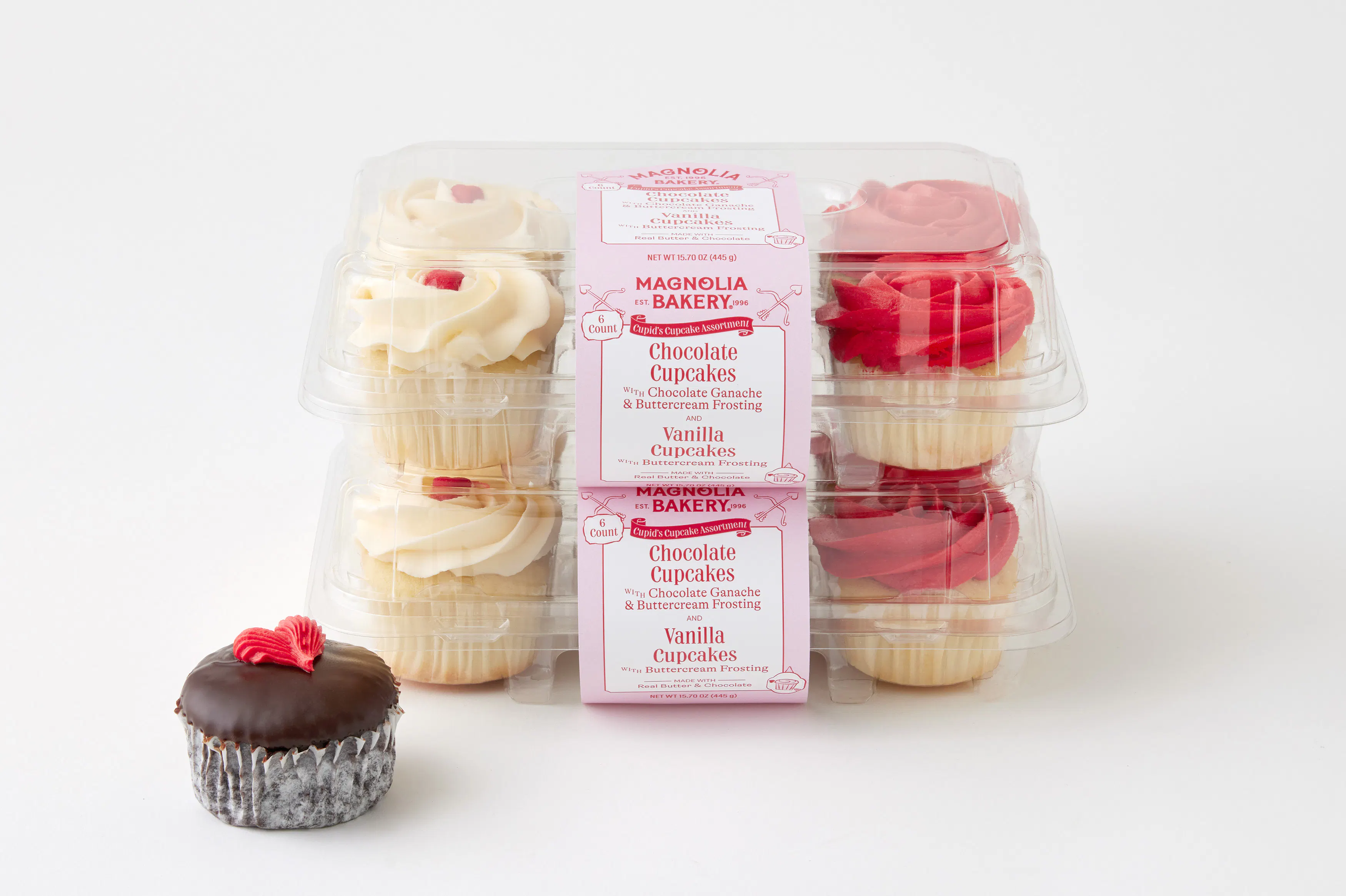 Cupid's Cupcake Assortment - 12 Pack by Magnolia Bakery - Alternate image 1