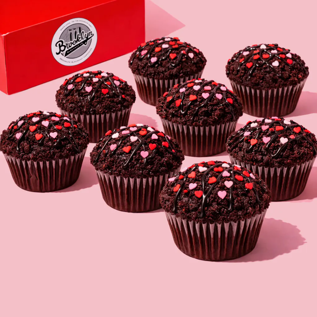 Valentine's Day Brooklyn Blackout Cupcakes - 8 Pack by Brooklyn Blackout Company - Alternate image 2