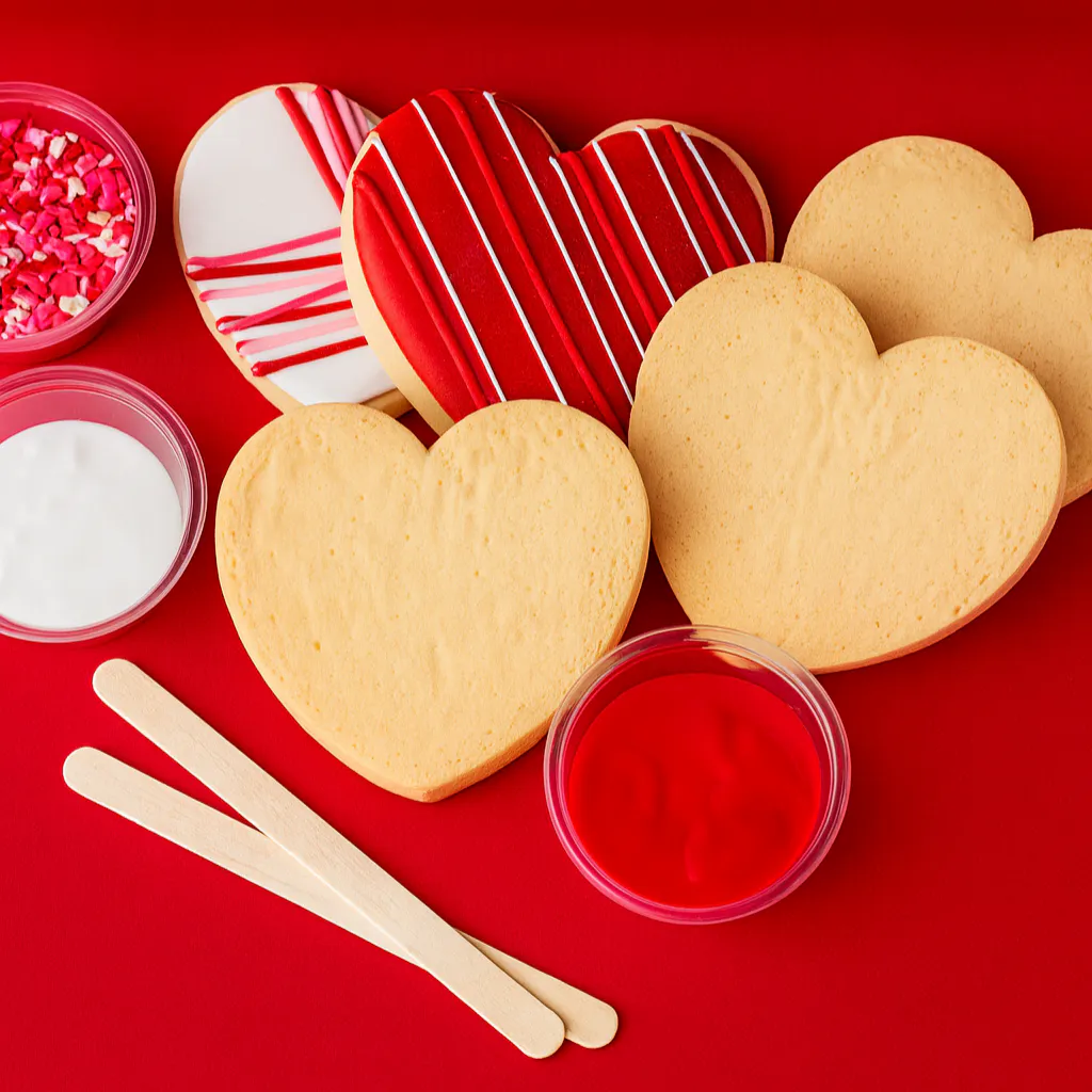 Valentine's Day Cookies Decorating Kit by Dessert Gallery