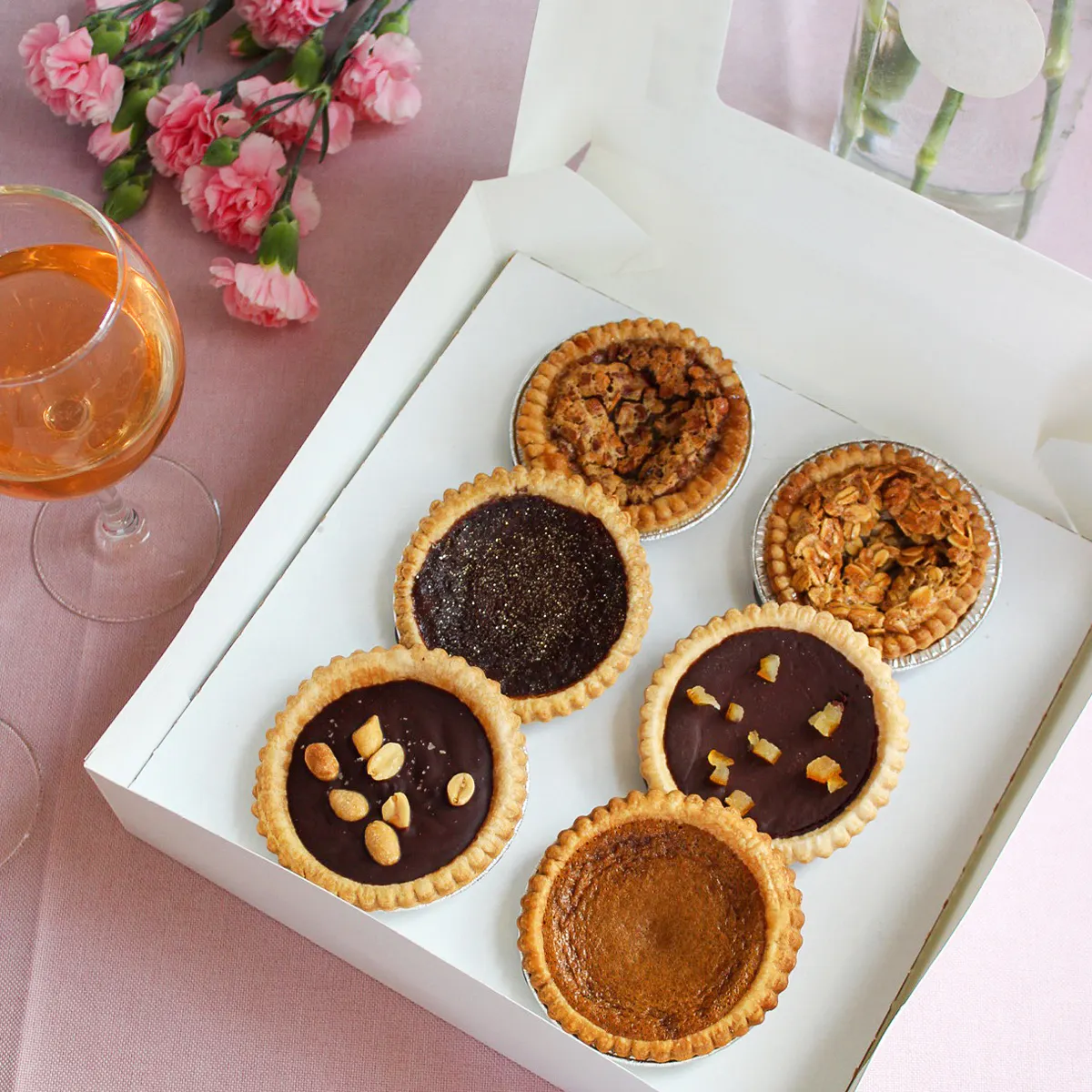 "Valentine's Box of Chocolates" Mini Pie Sampler - 6 Pack by Four & Twenty Blackbirds - Alternate image 4