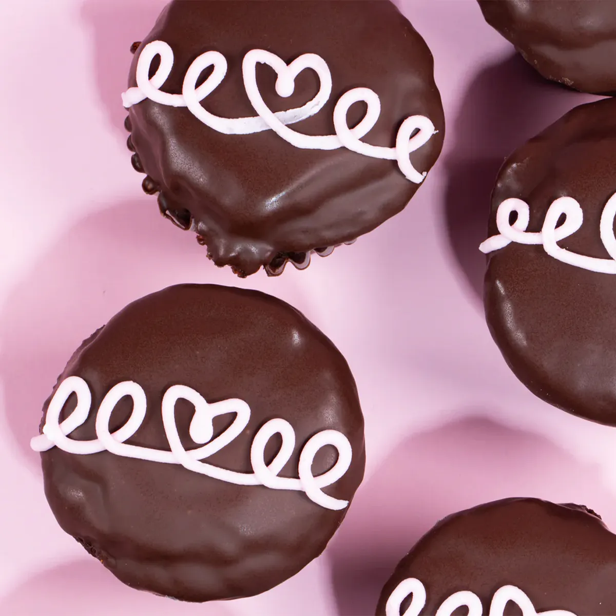 Vegan + Gluten Free Mother's Day Ding Dong Cupcakes - 12 Pack by Erin McKenna's Bakery - Alternate image 1