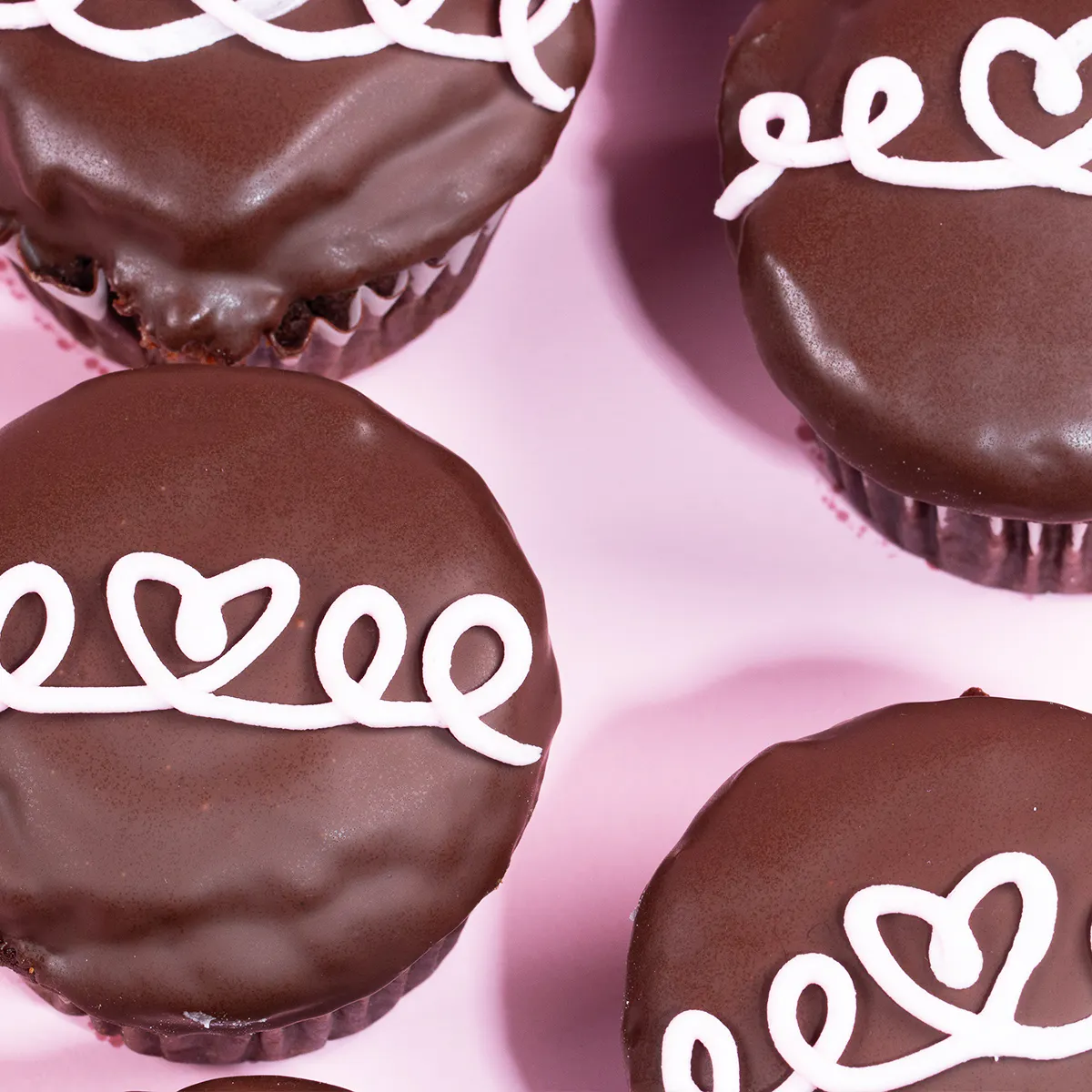 Vegan + Gluten Free Mother's Day Ding Dong Cupcakes - 12 Pack by Erin McKenna's Bakery - Alternate image 2