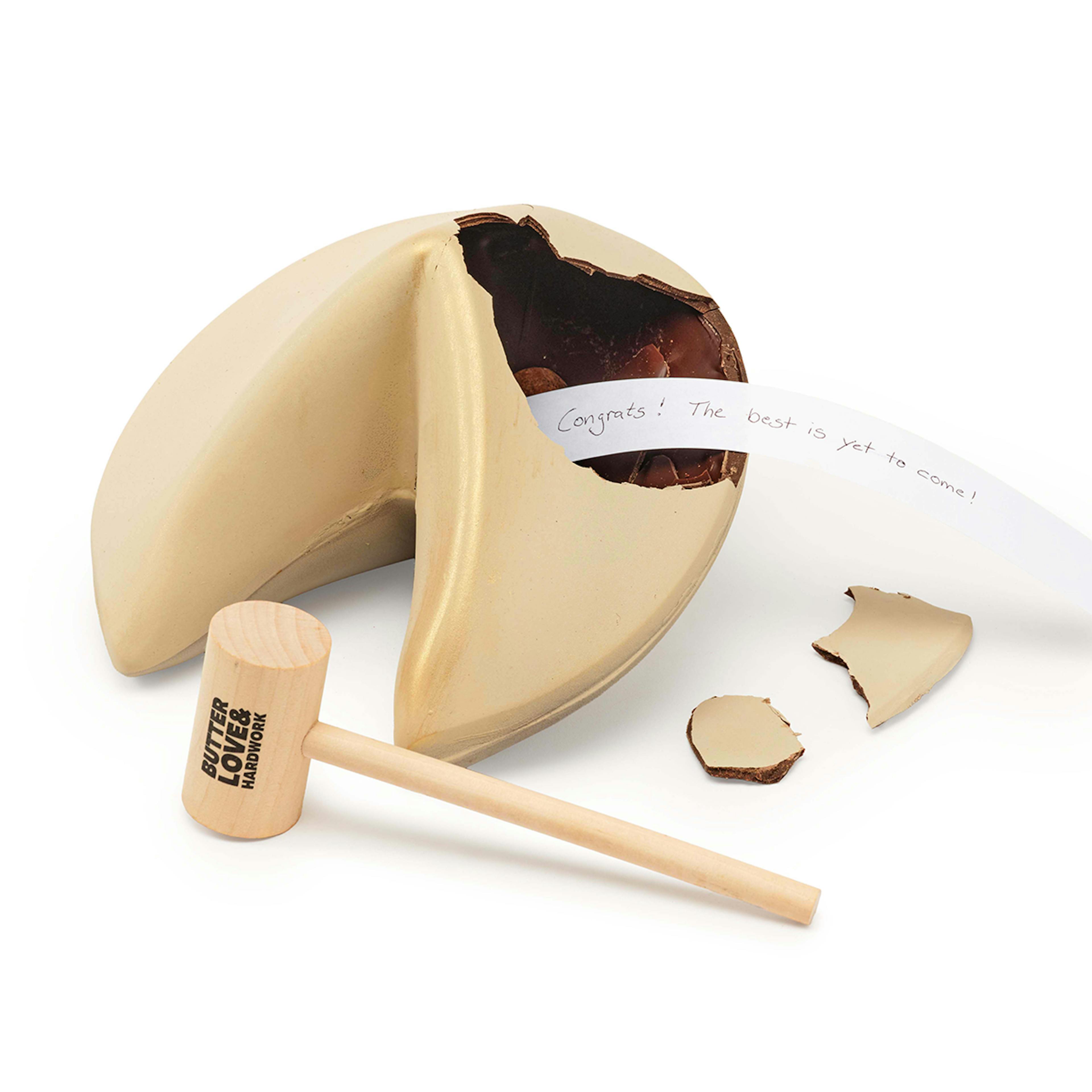 Breakable Fortune Cookie Chocolate Gift Box by Butter Love & Hardwork