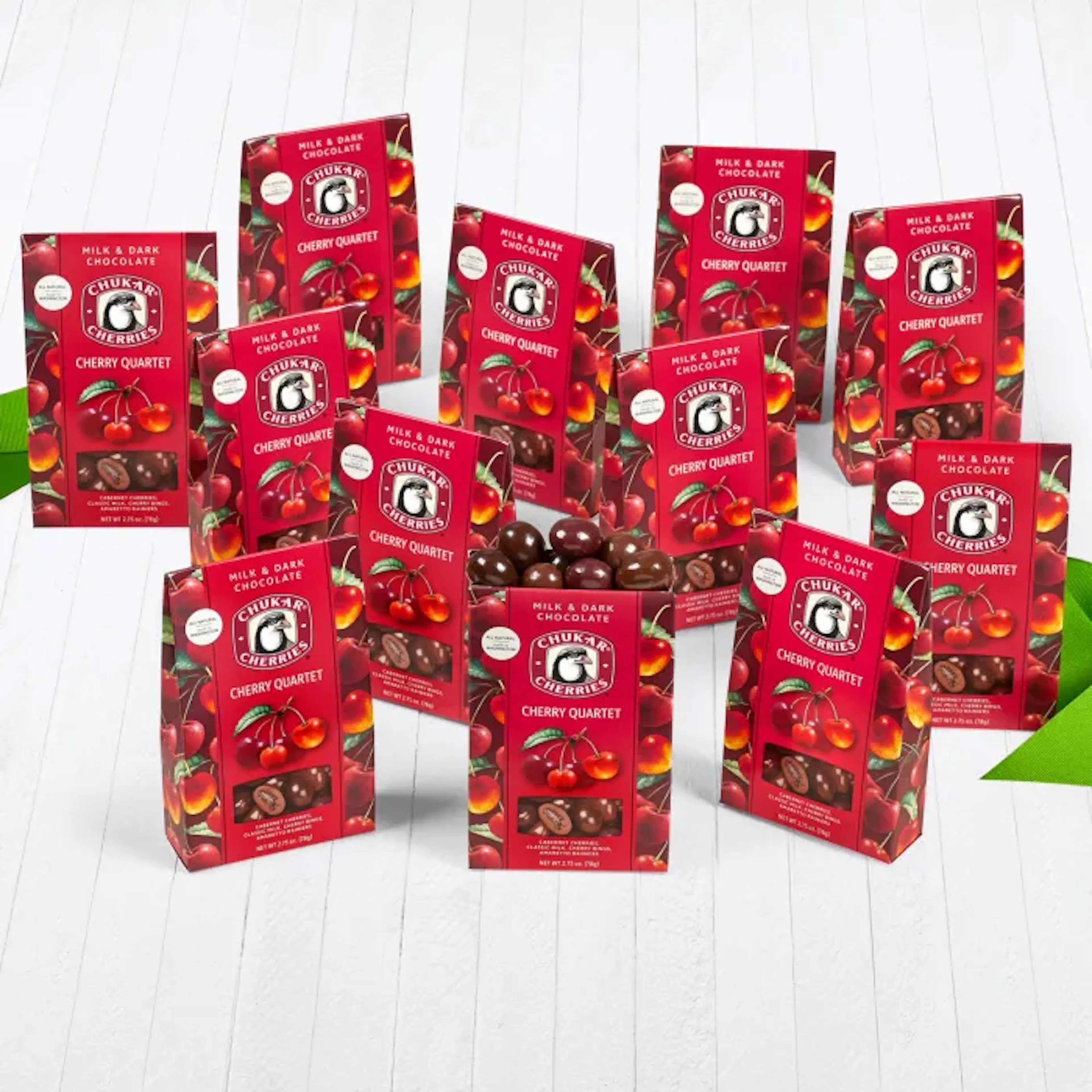 Chocolate Cherry Quartet - 12 Pack by Chukar Cherries
