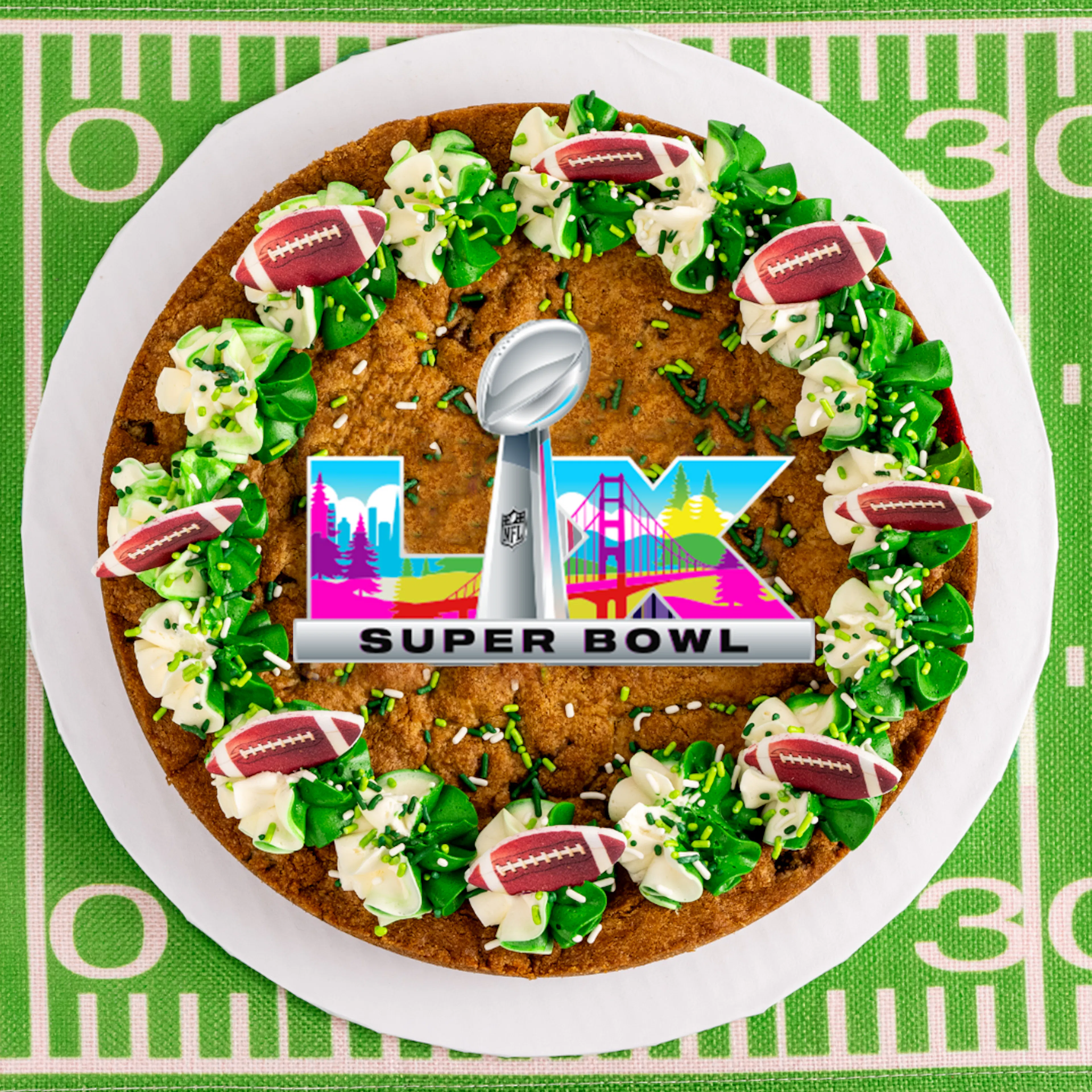 Game Day Cookie Cake by Sweet E's Bake Shop