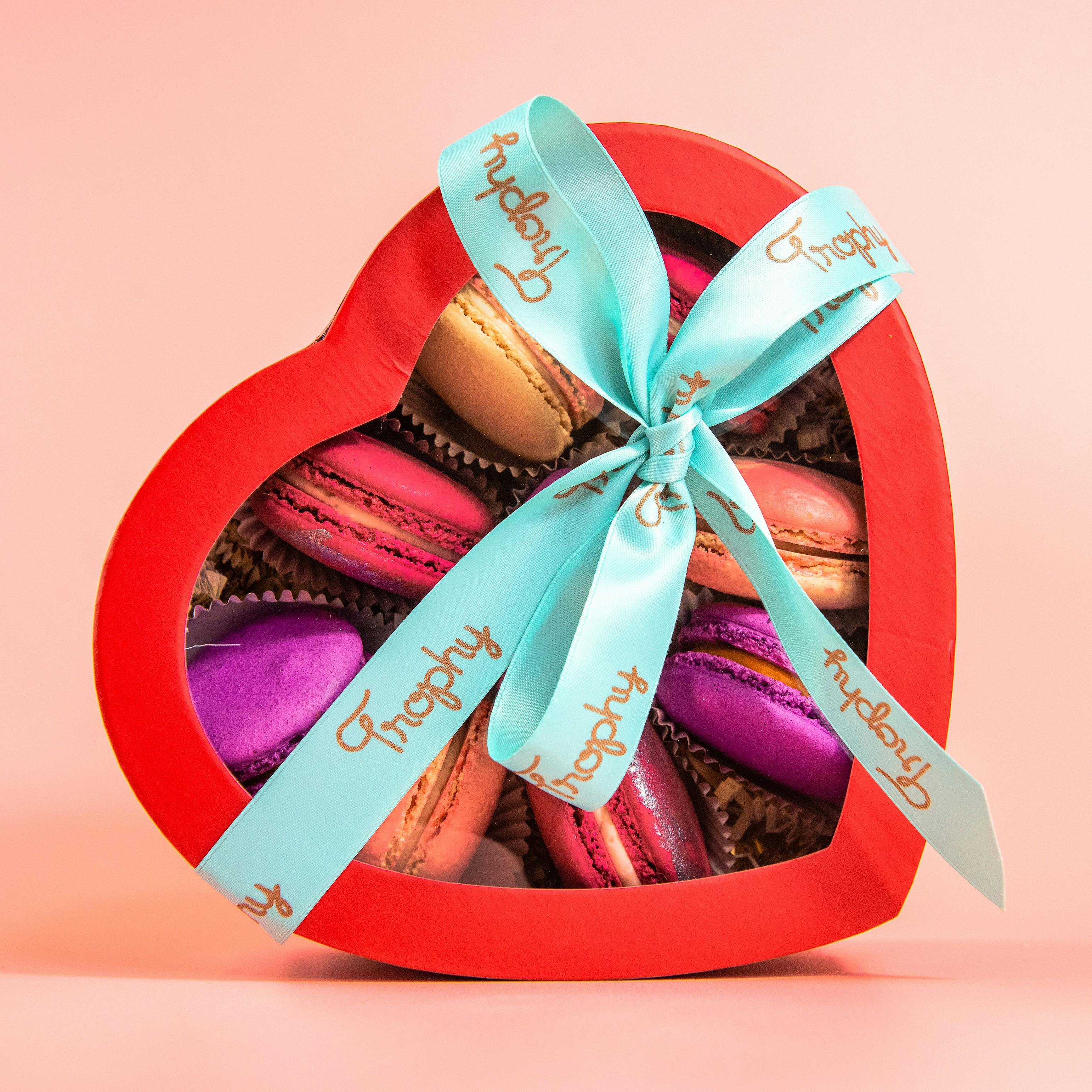 Heart-Shaped Macaron Box - 18 Pack by Trophy Cupcakes - Alternate image 6