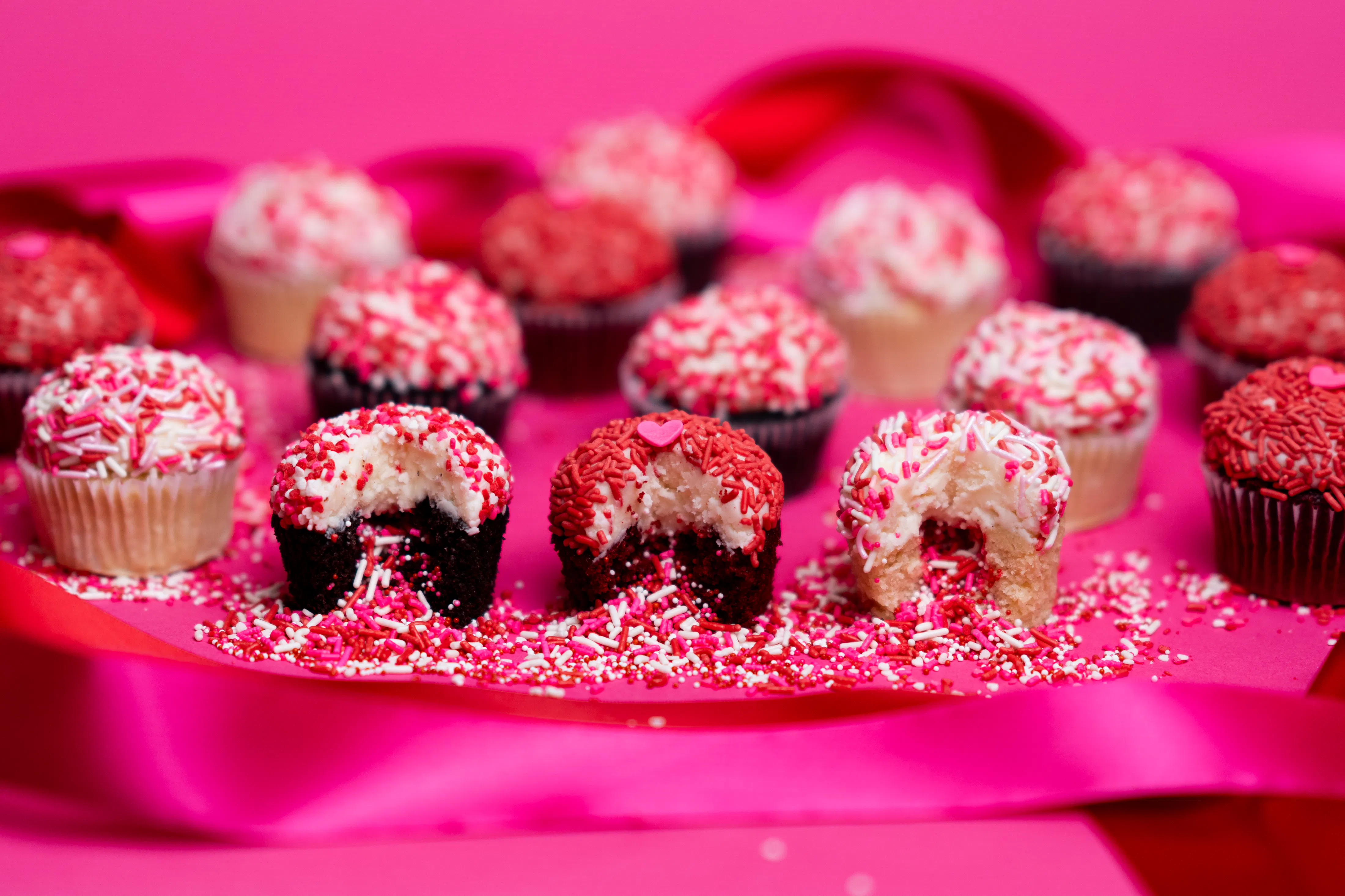Valentine's Day Explosion® Cupcakes - 12 Pack by Flour Shop - Alternate image 2