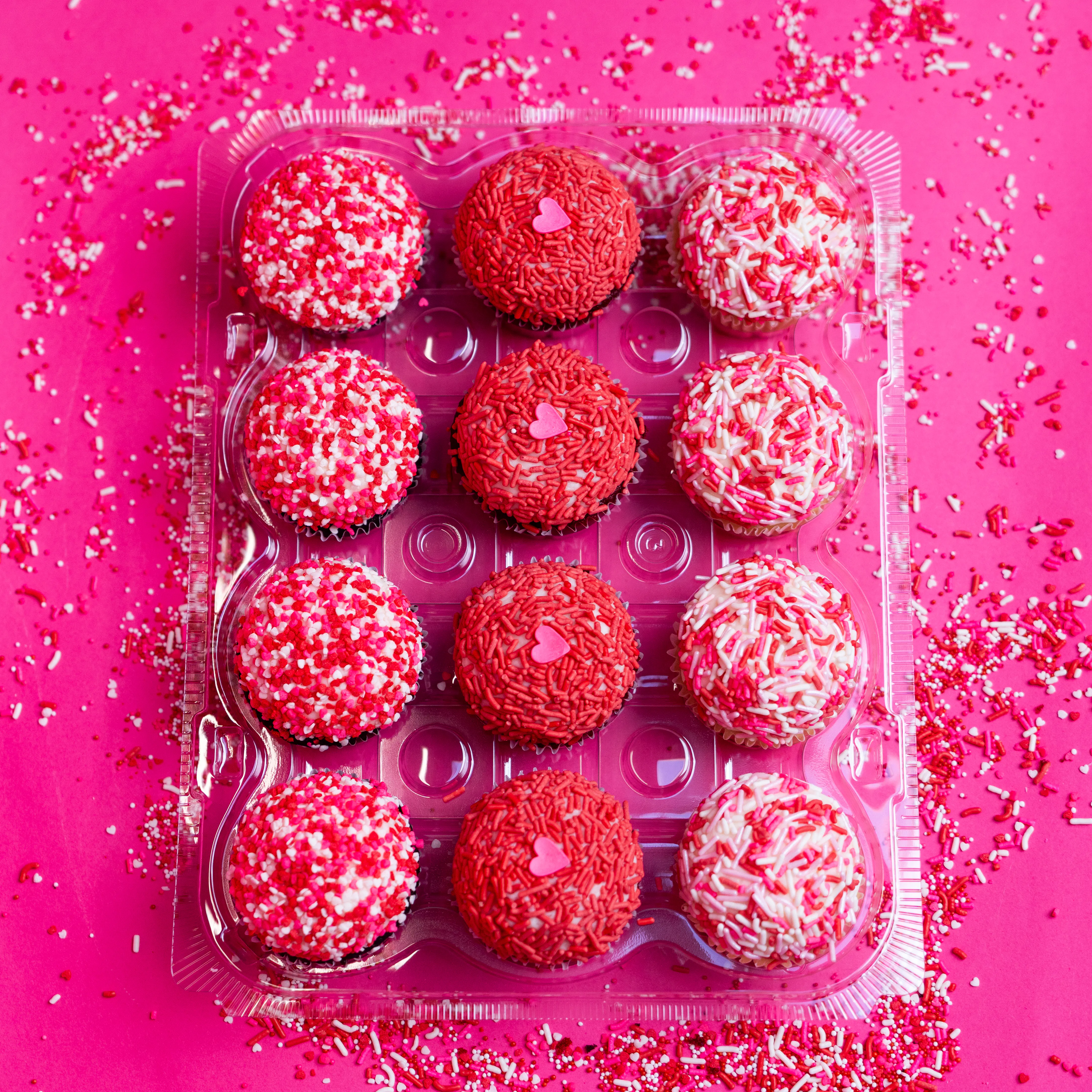 Valentine's Day Explosion® Cupcakes - 12 Pack by Flour Shop - Alternate image 3