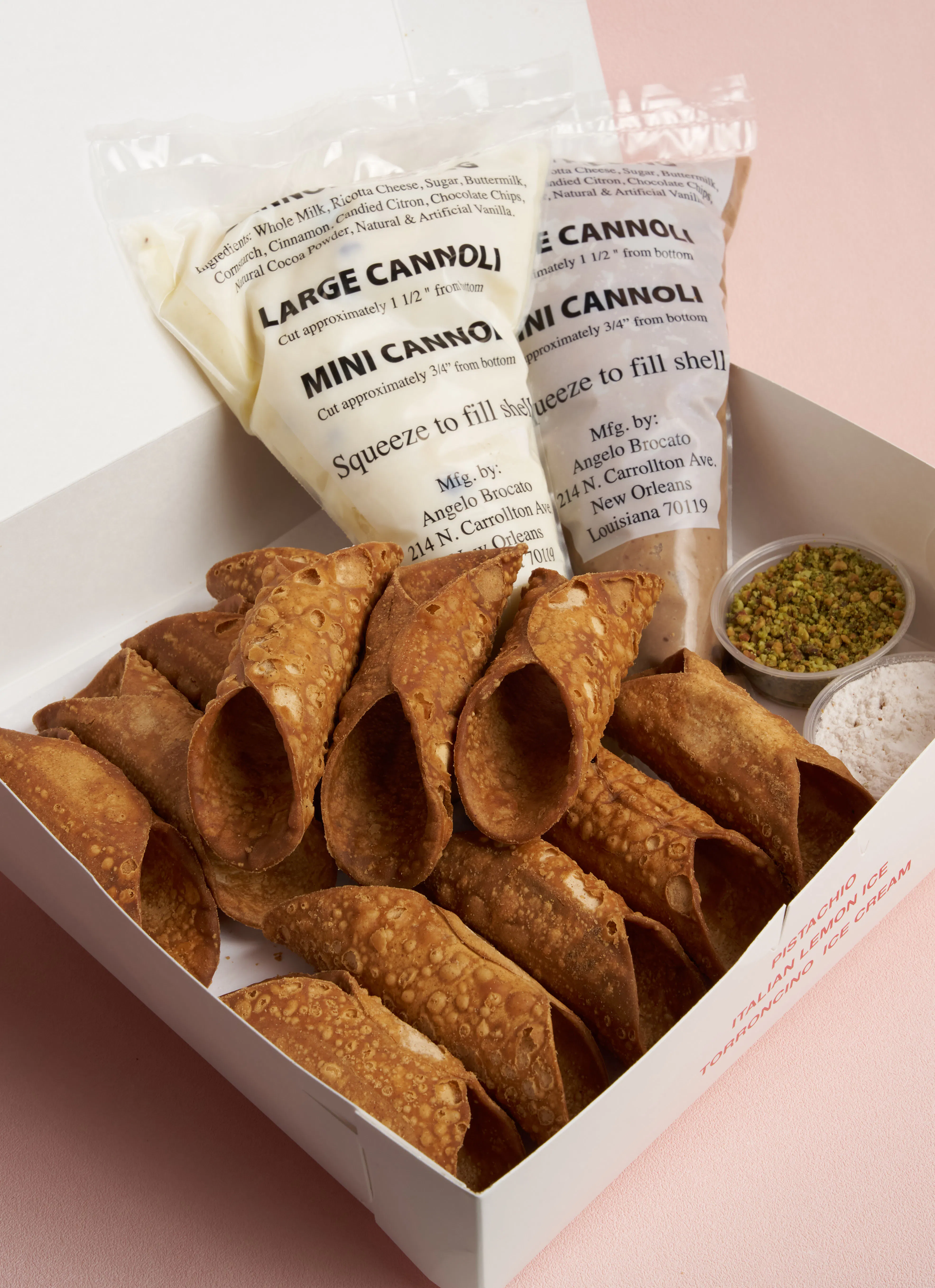 Large Cannoli Kit + Biscotti Combo by Angelo Brocato - Alternate image 2