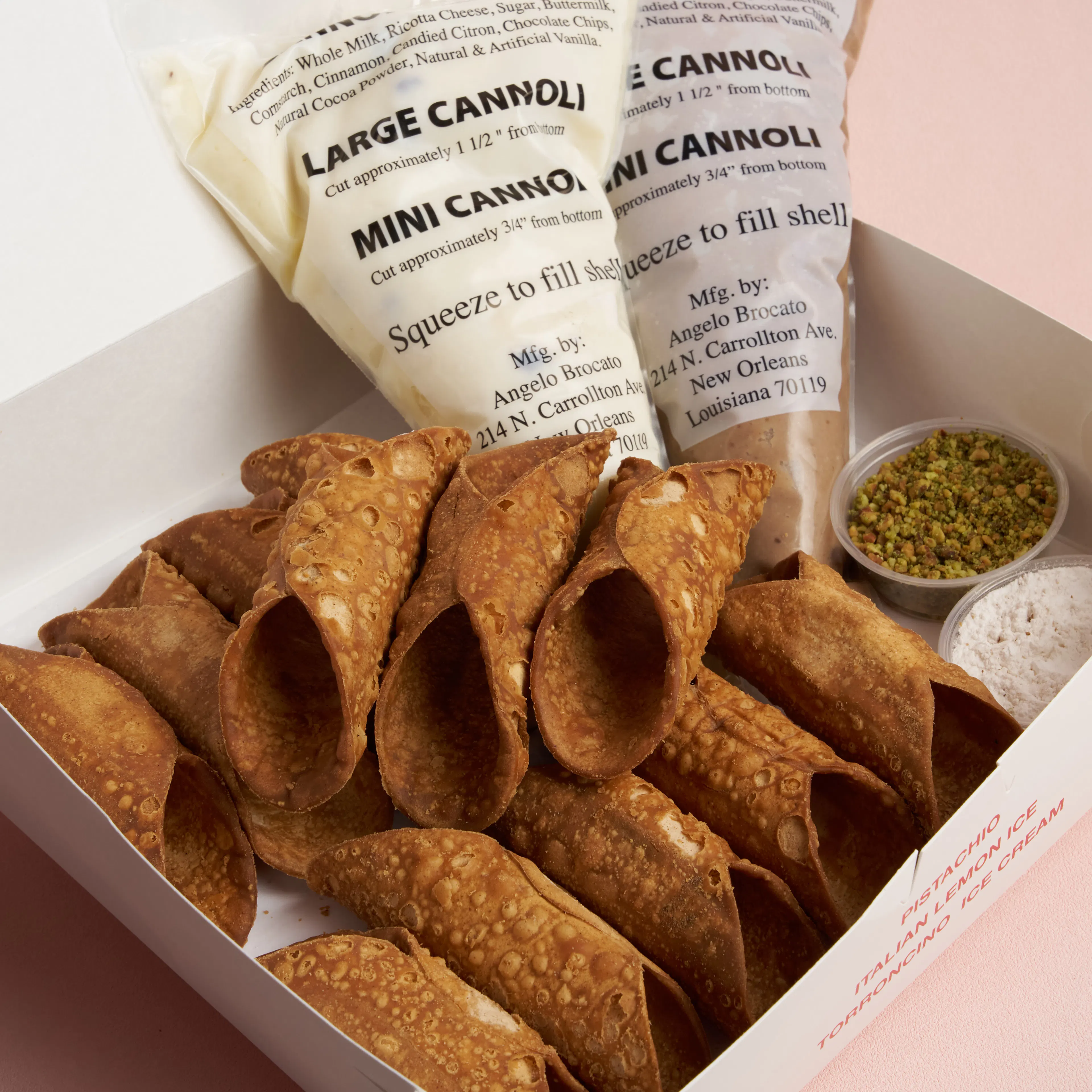 Large Cannoli Kit + Biscotti Combo by Angelo Brocato - Alternate image 2