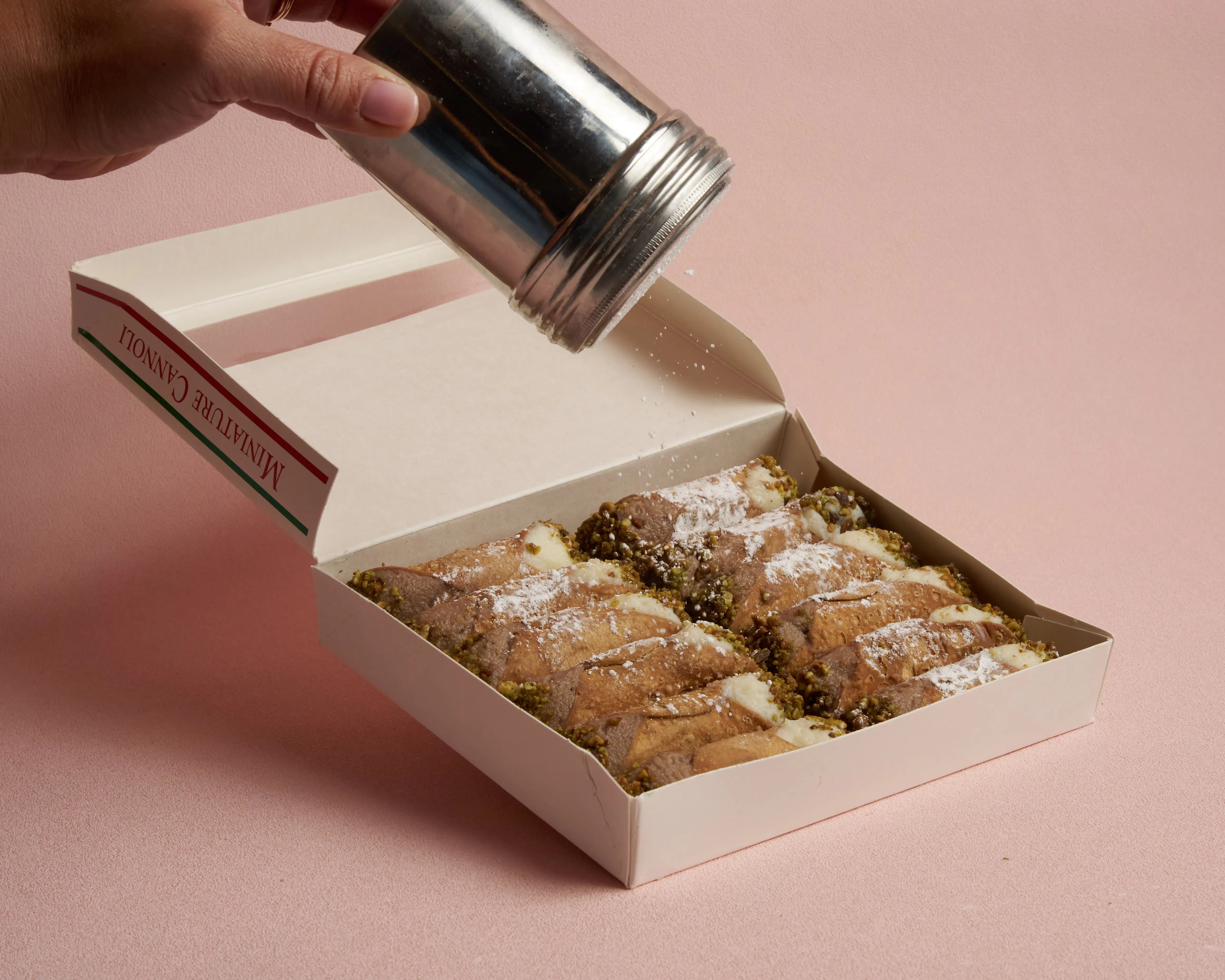 Spumoni Ice Cream Slices + Mini Filled Cannolis (Frozen) Combo by Angelo Brocato - Alternate image 5