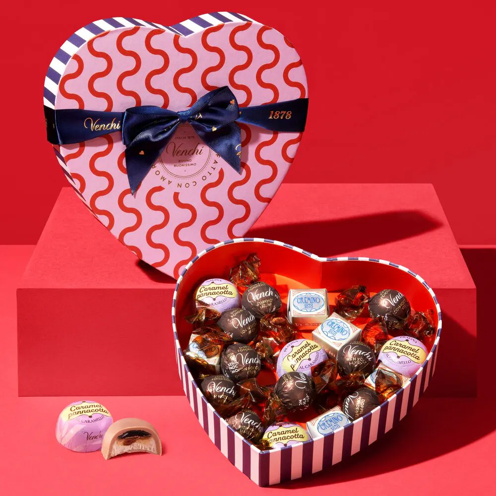 Valentine's Day Heart Shaped Chocolate Gift Box by Venchi