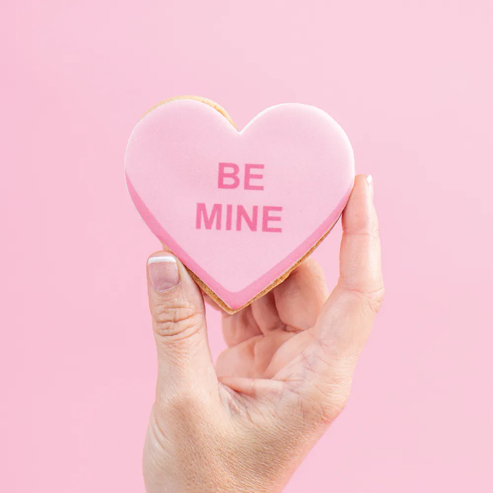 Conversation Heart Shortbread Cookies by Sweet E's Bake Shop - Alternate image 3