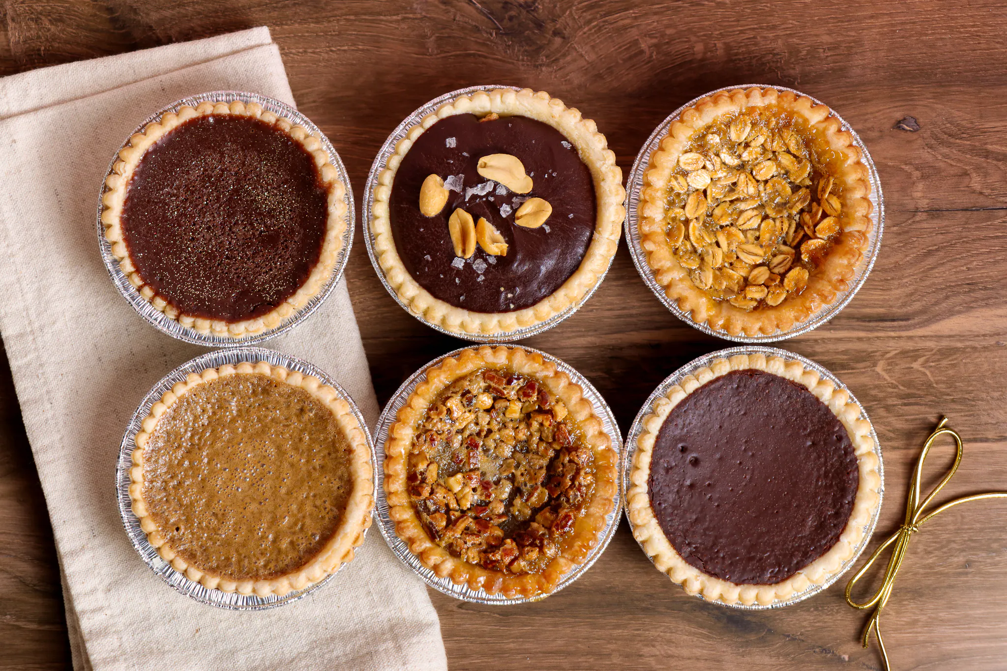 "Valentine's Box of Chocolates" Mini Pie Sampler - 6 Pack by Four & Twenty Blackbirds - Alternate image 2