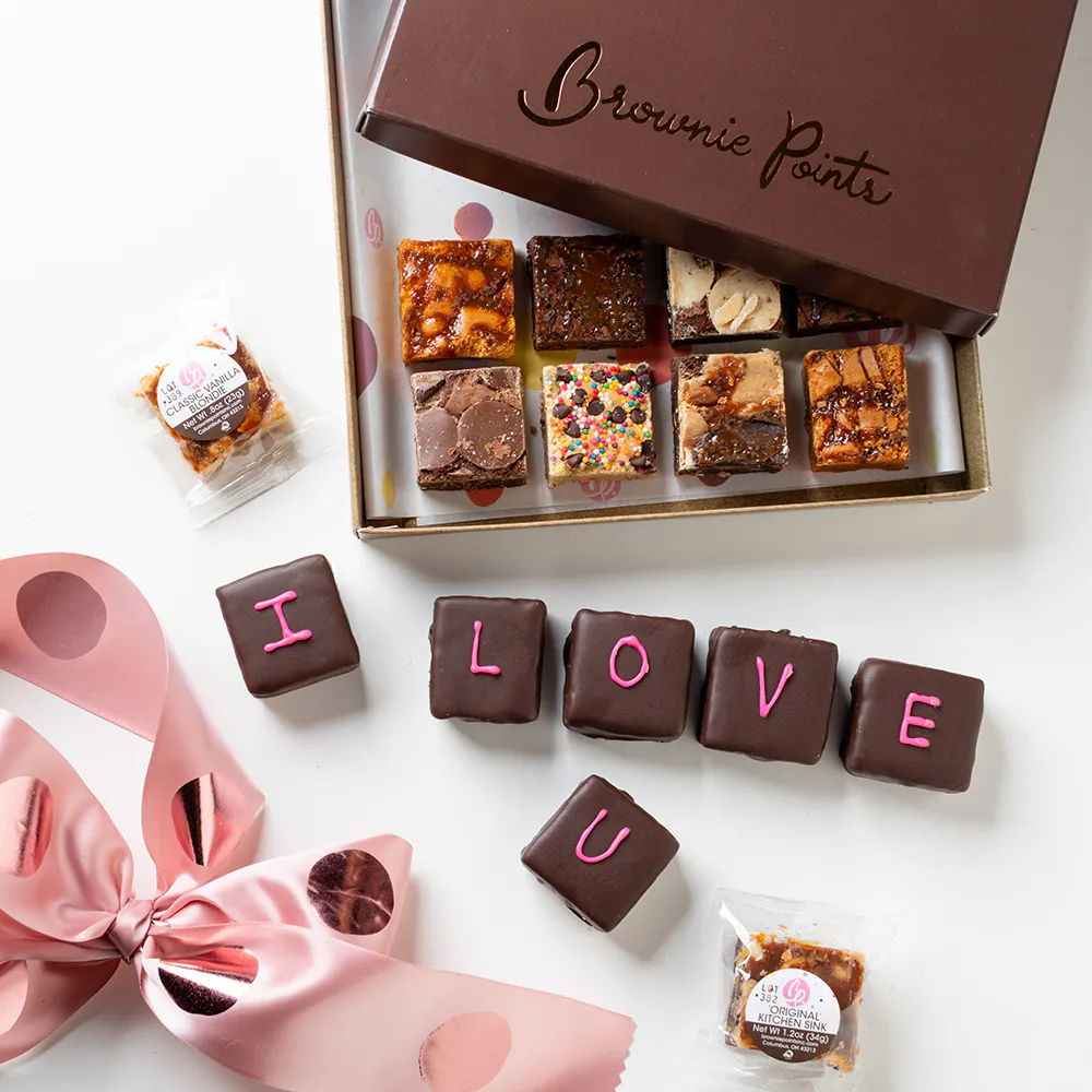 Valentine’s Day "I Love U" Gift Box by Brownie Points