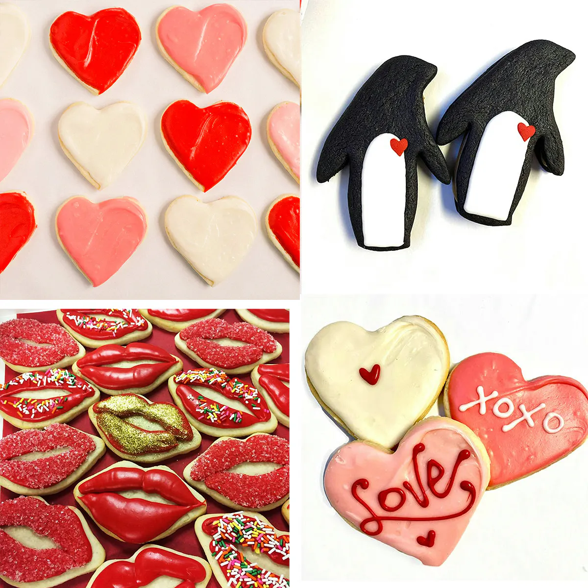 Valentine's Day Cookie Combo Pack by Elle's Belles Bakery