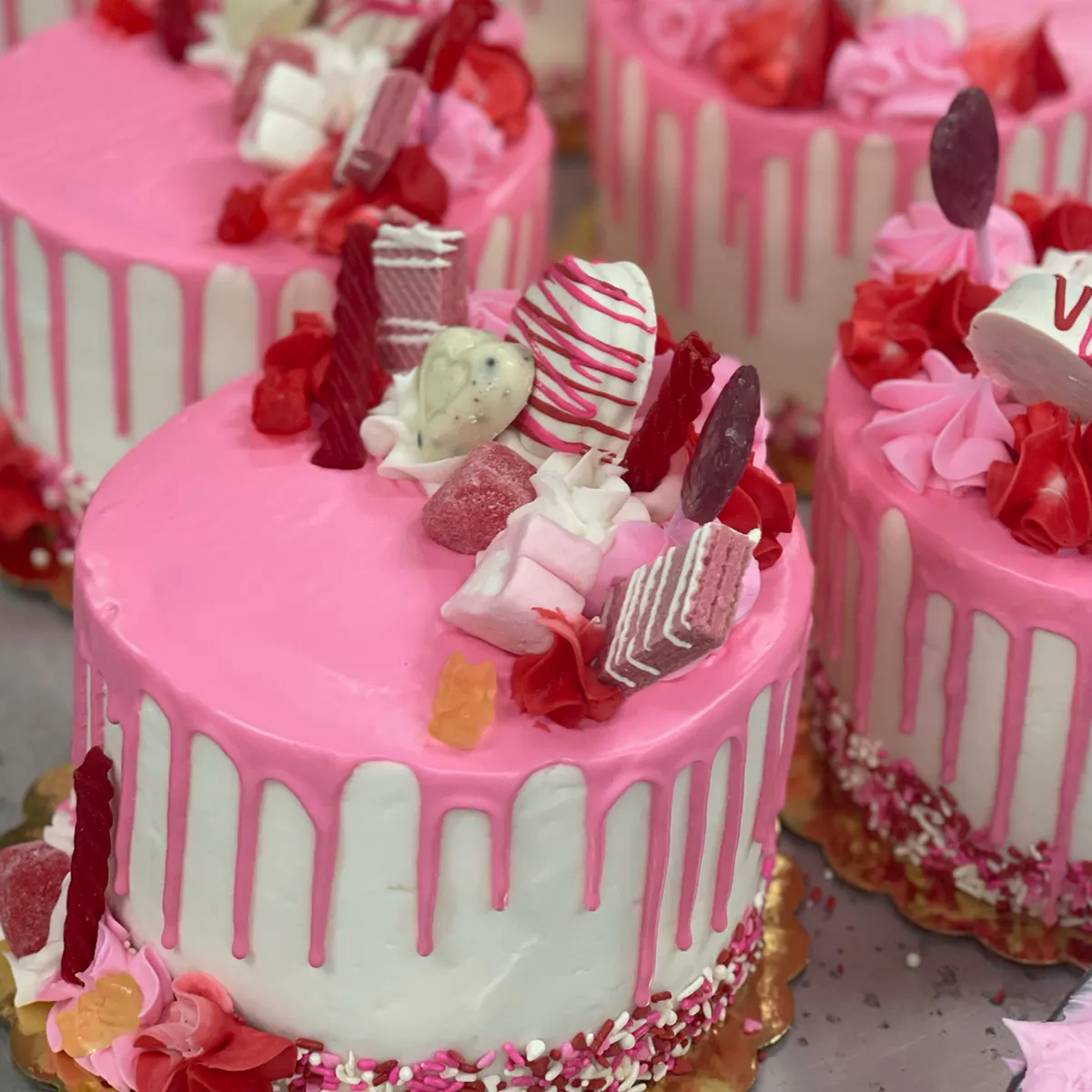 Valentine's Day Candy Cake by Blue Owl Bakery - Alternate image 1