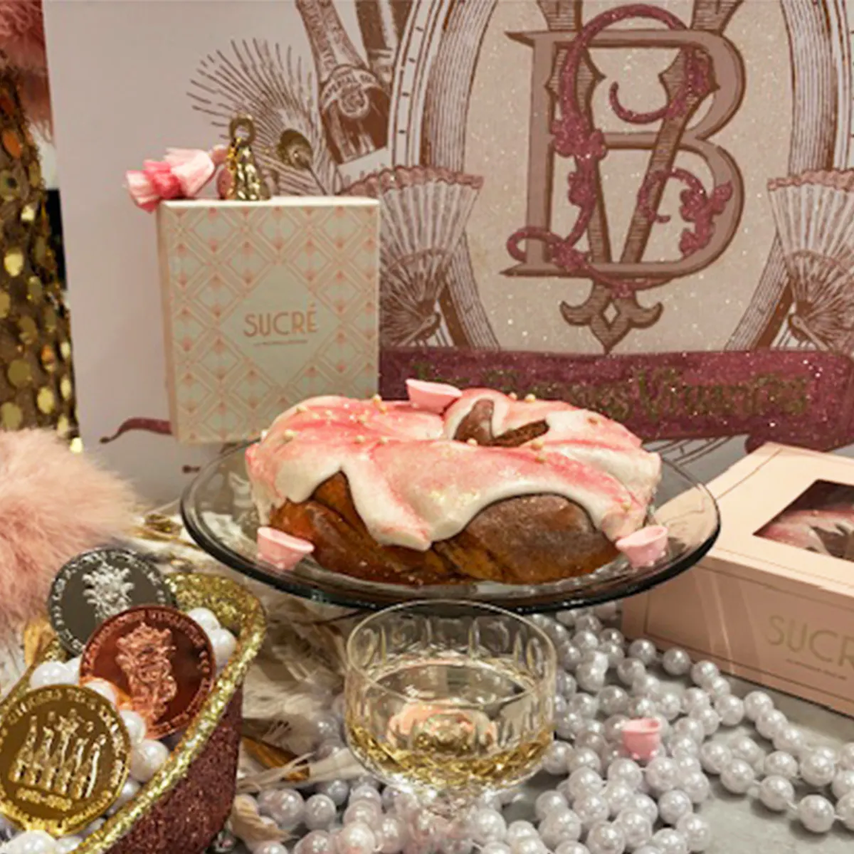 Sucré x LBV Pink King Cake by Sucré