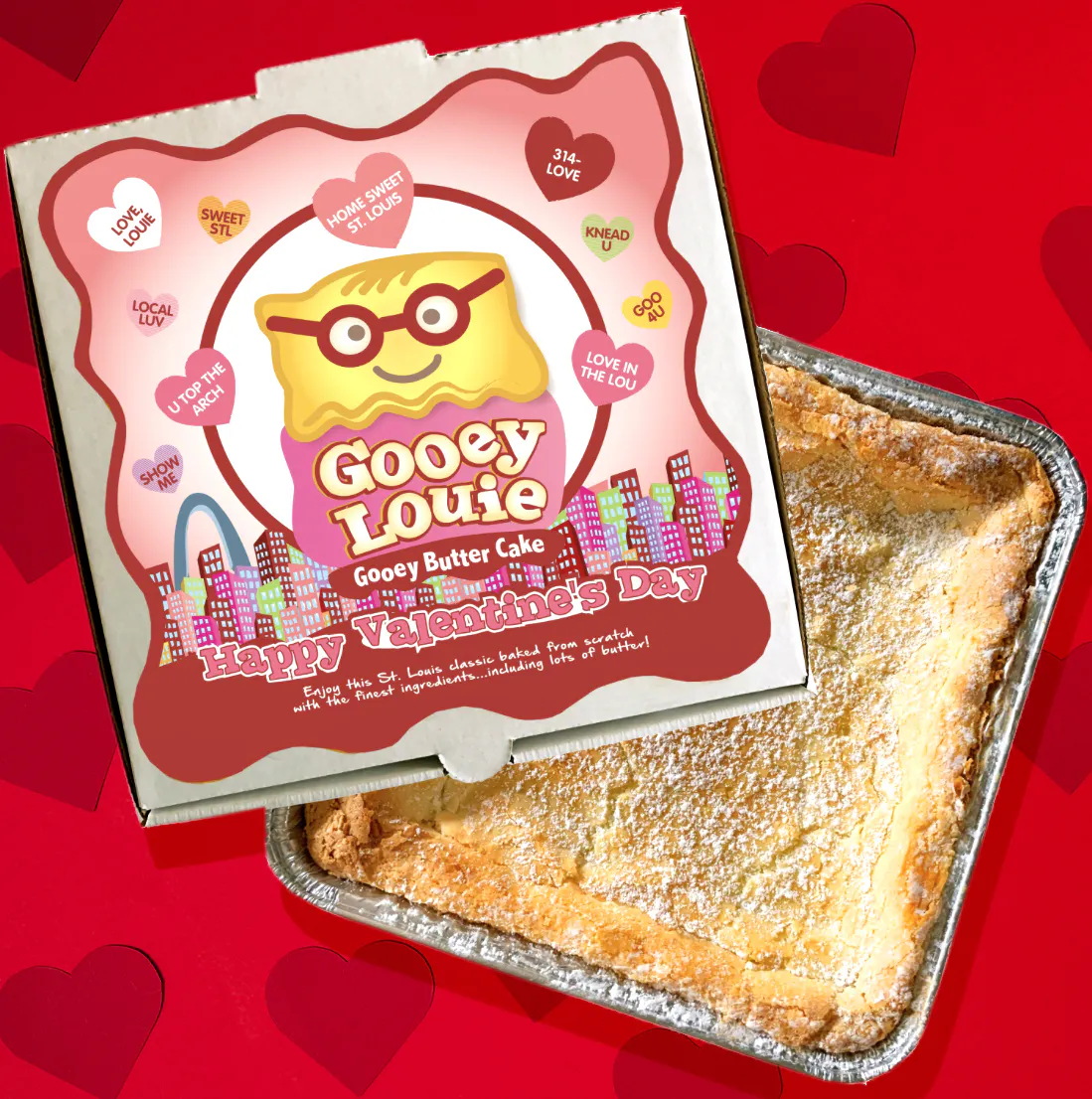Valentine's Day Gooey Butter Cake - Choose Your Flavor by Gooey Louie®
