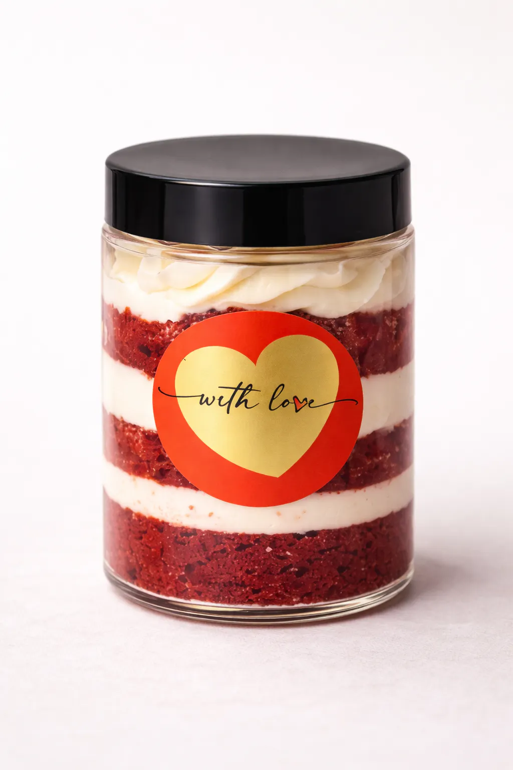 Valentine's Day "Love" Cupcake Jar Sampler - 4 Pack by Brooklyn Cupcake - Alternate image 2
