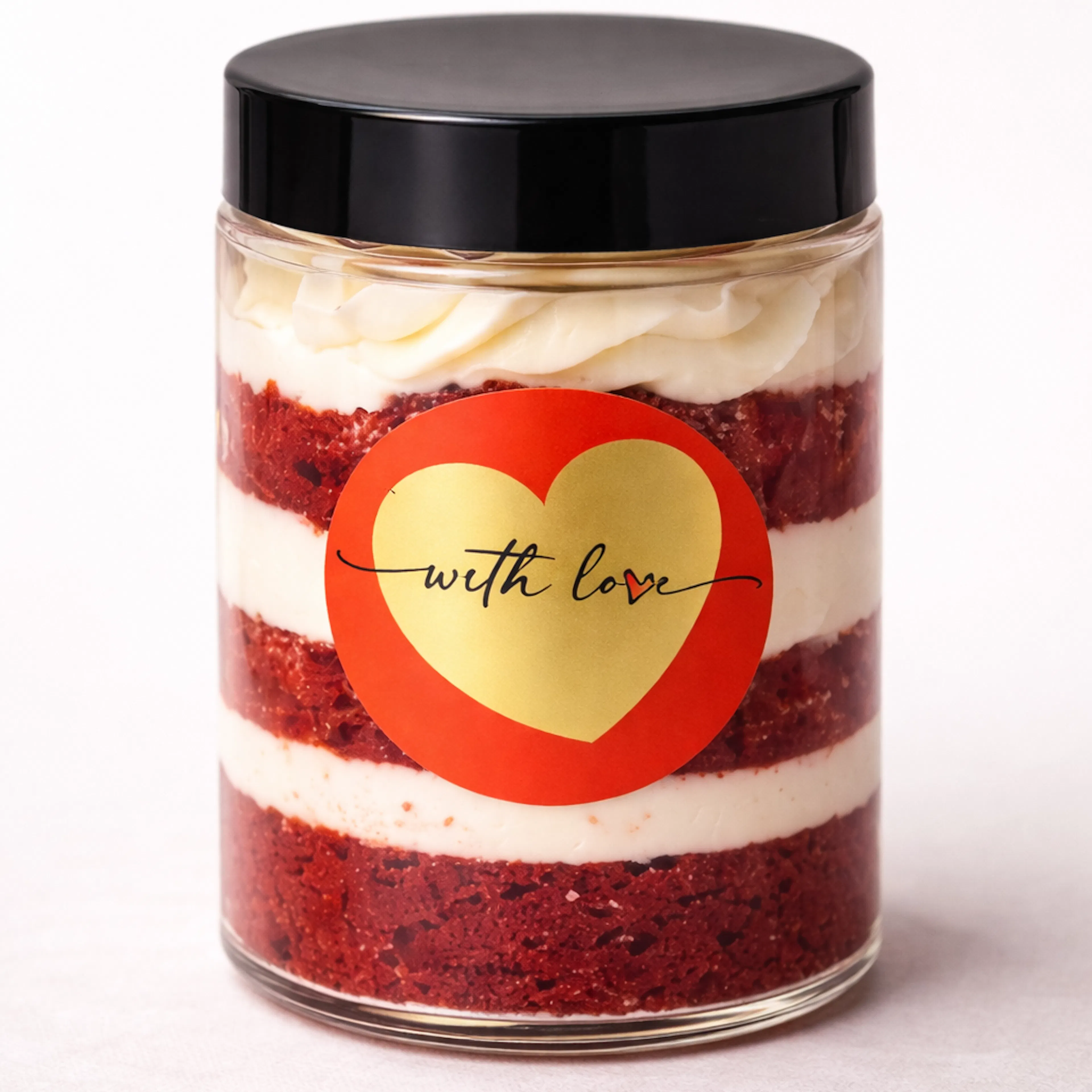 Valentine's Day "Love" Cupcake Jar Sampler - 4 Pack by Brooklyn Cupcake - Alternate image 2