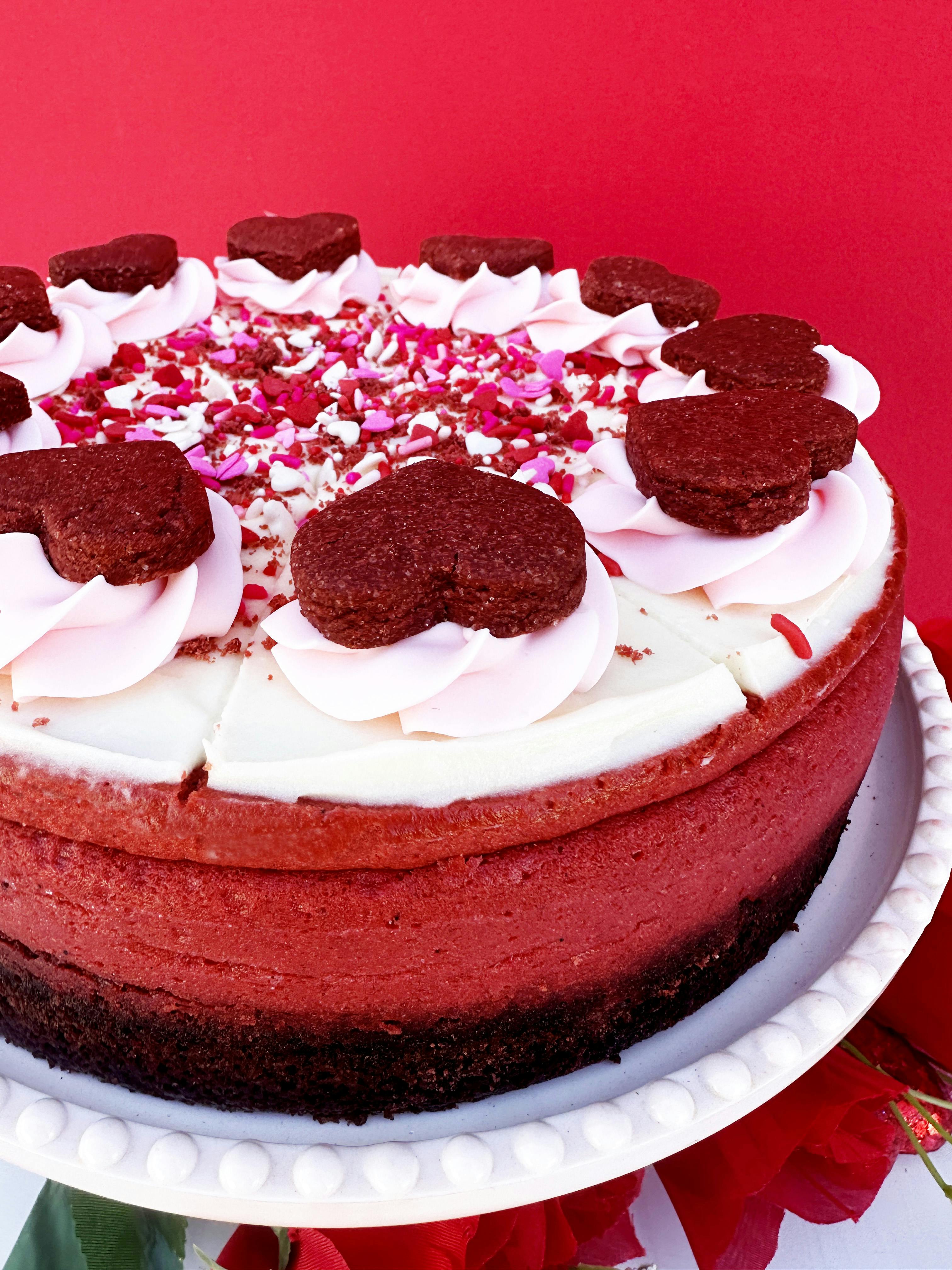 "The Red Velvet Valentine" Cheesecake by East Side Cheesecakes - Alternate image 1