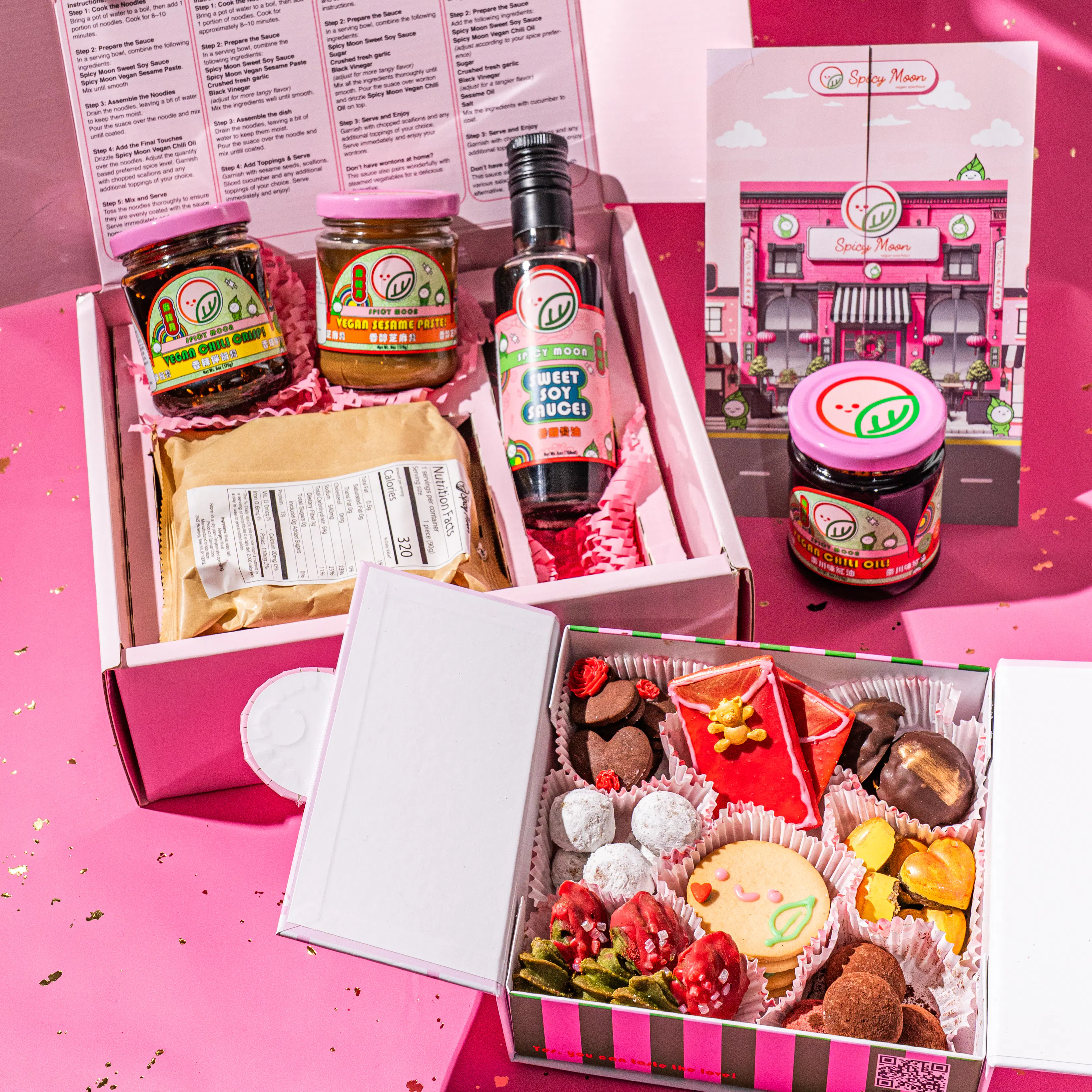 Lunar New Year Vegan Szechuan Noodle + Sweets Gift Set by Spicy Moon - Alternate image 2