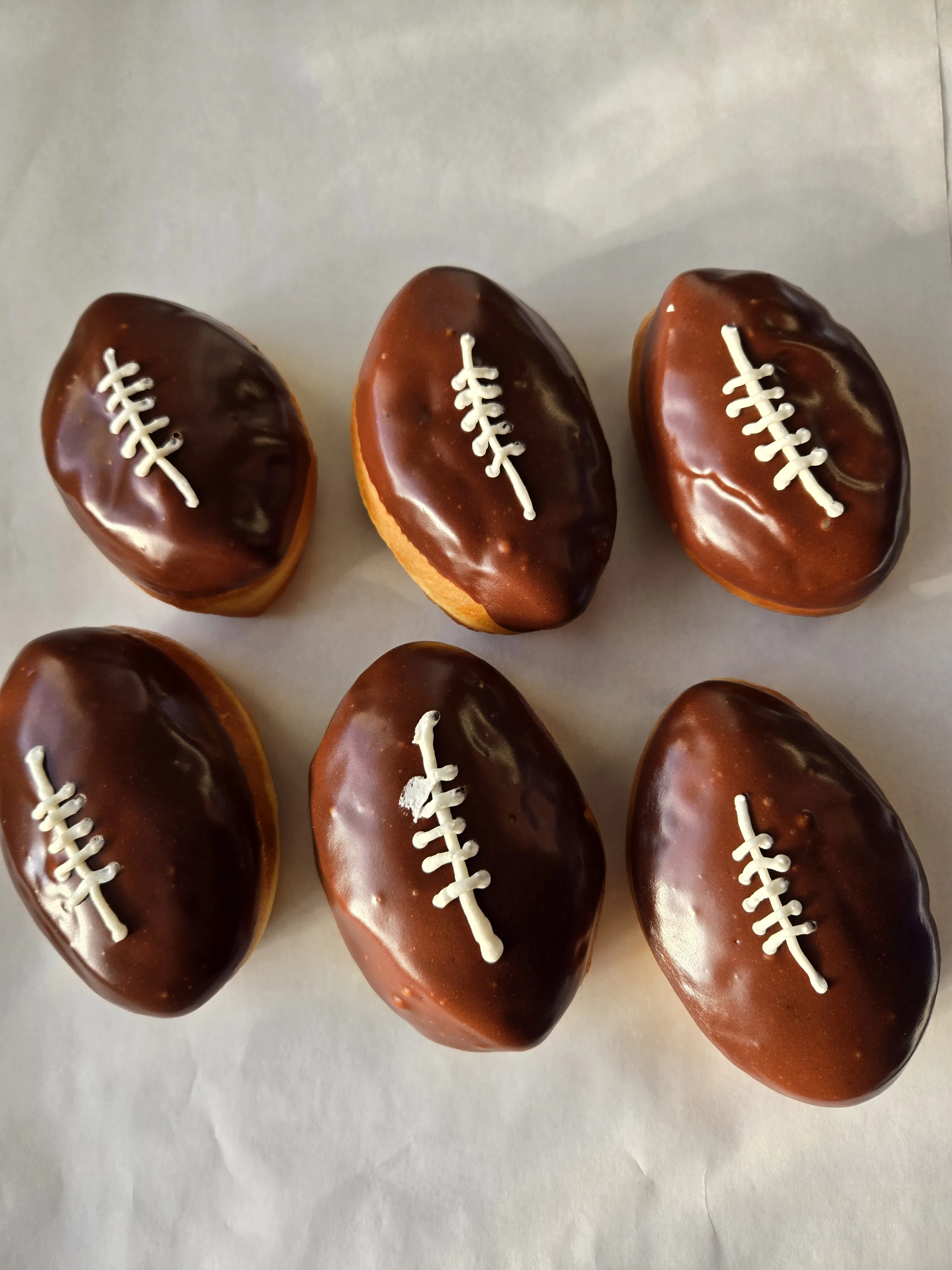"Bismarks" Football Shaped Donut by Angel Food Bakery - Alternate image 3