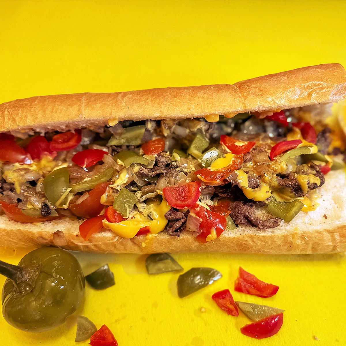 The Joe Ariel Style Cheesesteak - 4 Pack by Joe's Steaks - Alternate image 1