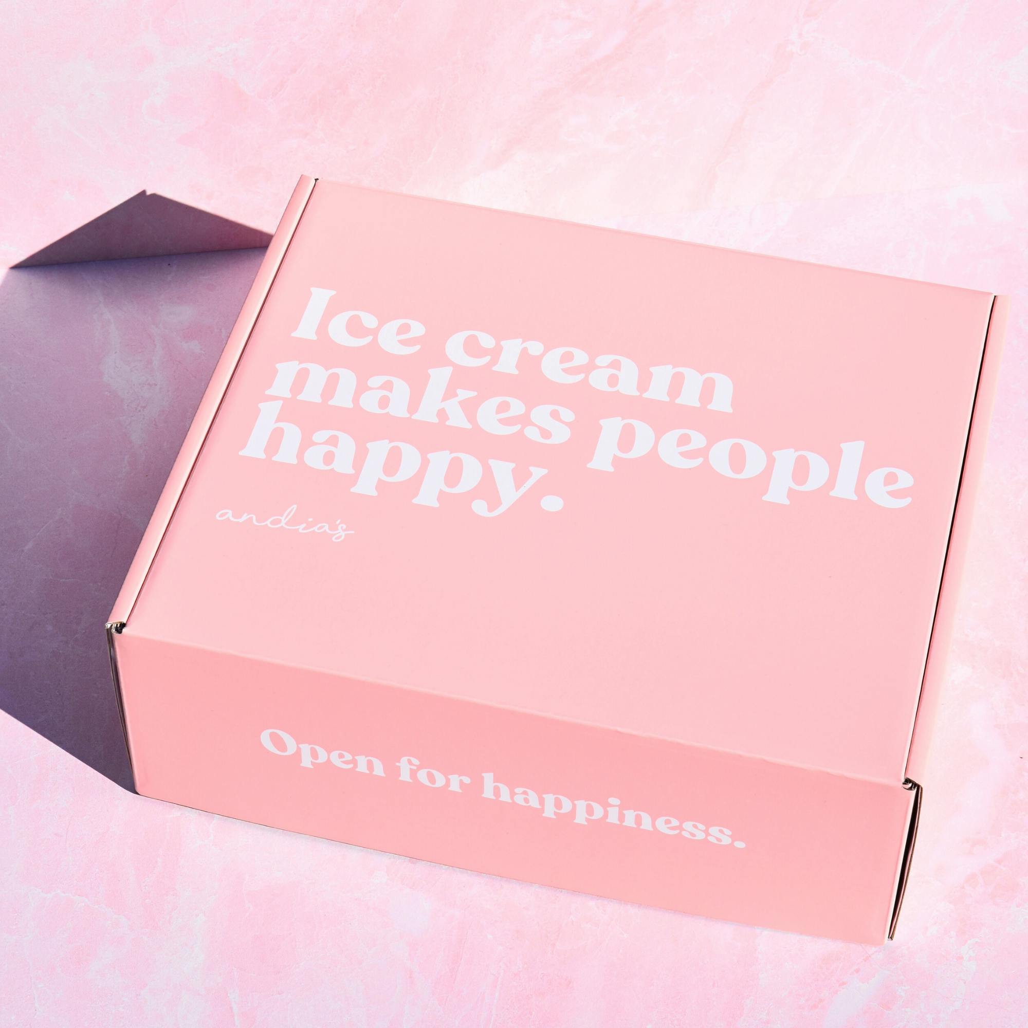 "Chocolate Covered Strawberries" Ice Cream Bites - 10 Pack by Andia's Ice Cream - Alternate image 4