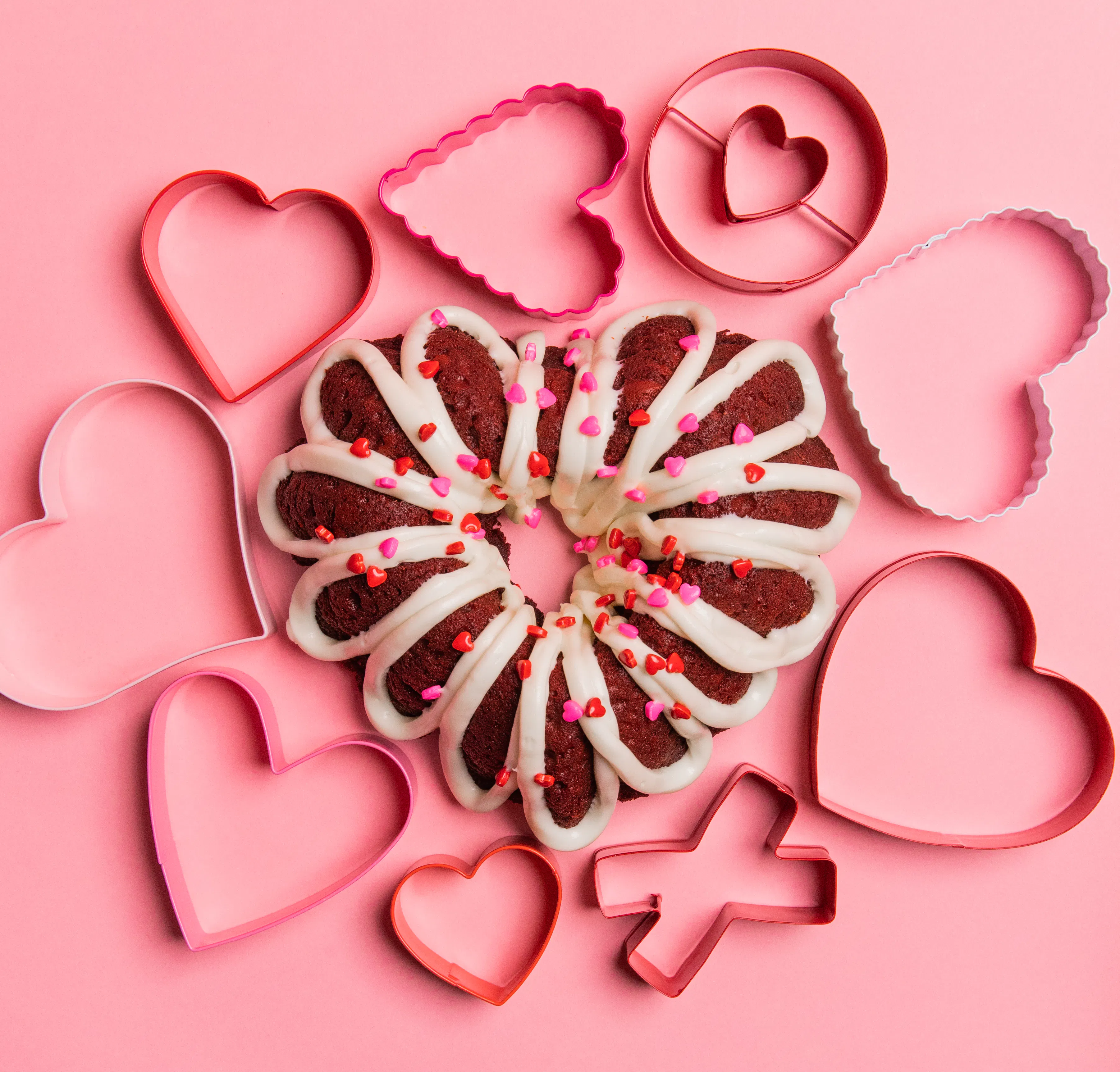 Valentine's Day Heart-Shaped Bundt Cake by Mo's Bundt Cakes - Alternate image 1