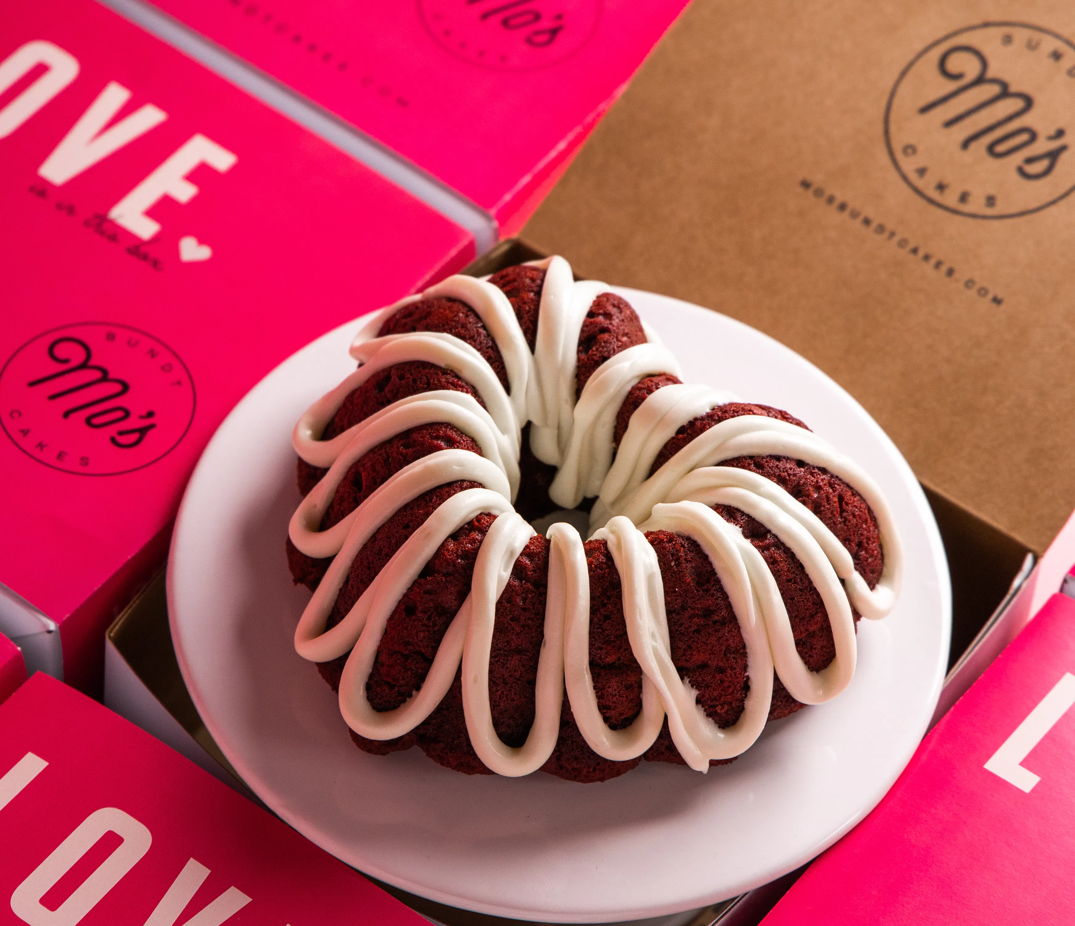 Valentine's Day Heart-Shaped Bundt Cake by Mo's Bundt Cakes - Alternate image 2