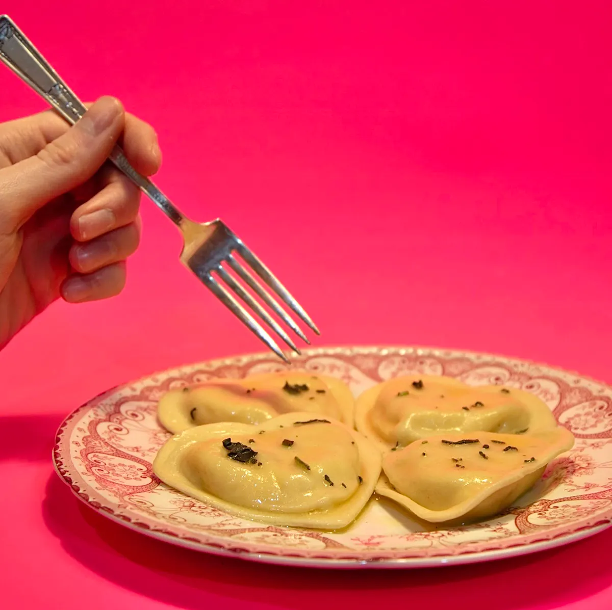 Valentine's Jumbo Heart-Shaped Ravioli Dinner Kit for 2 by Raffetto's Pasta - Alternate image 2